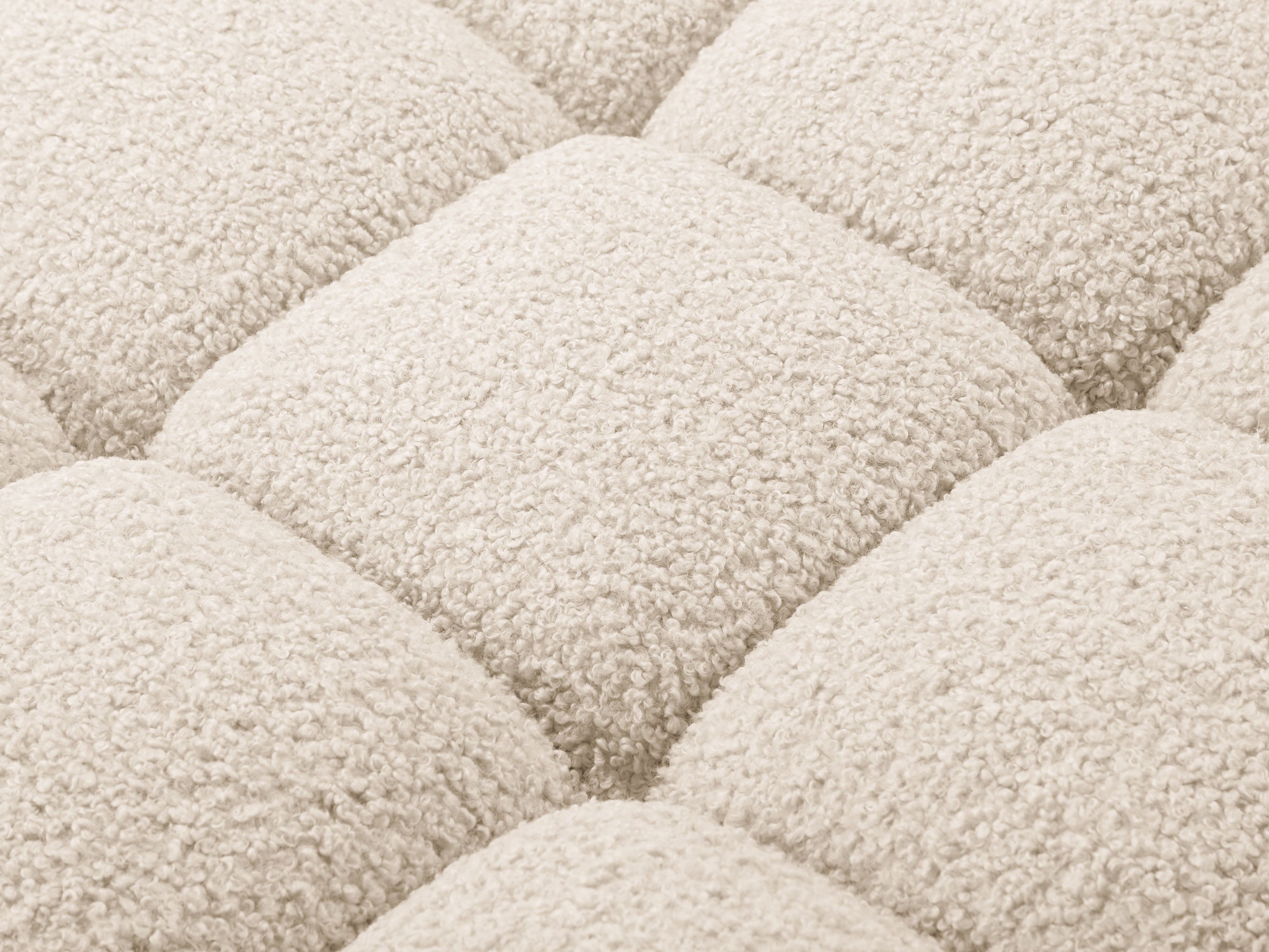 Modulaire open linker BELLIS bank in beige bouclé
