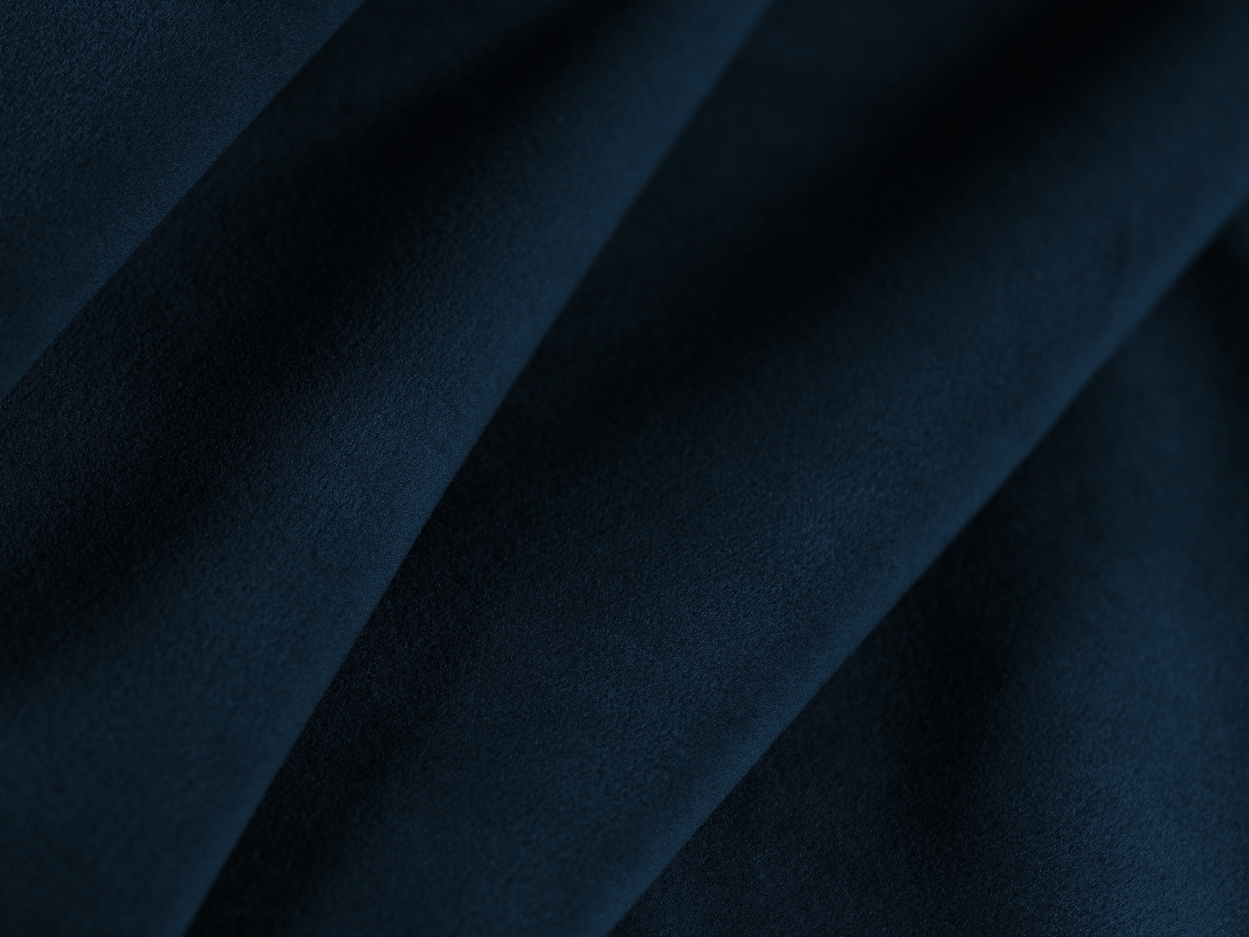 Velvet corner sofa for 4 people right-facing MILEY navy blue