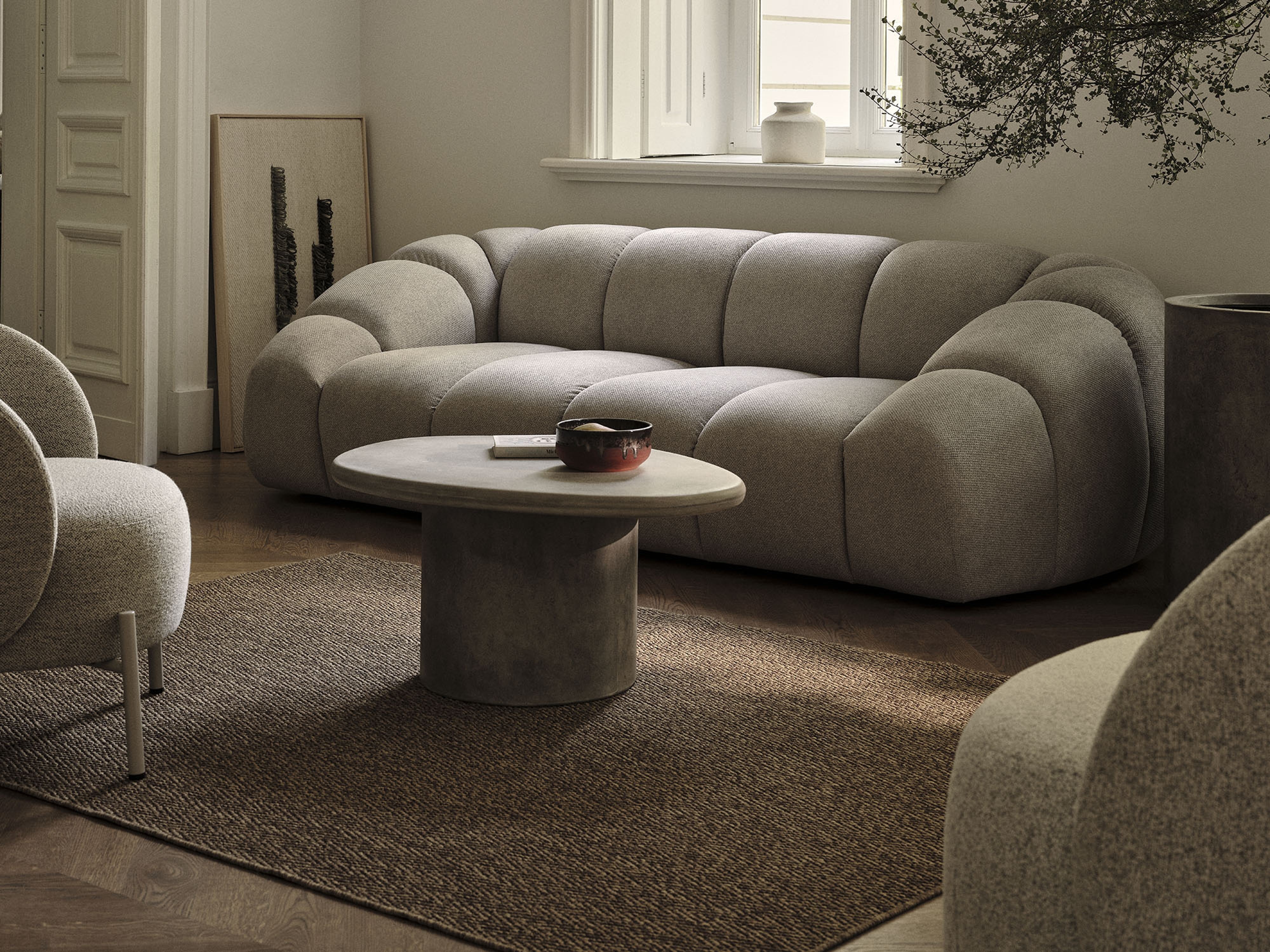 DARIA Gray Coffee Table [ewelina] [Amelia spr]