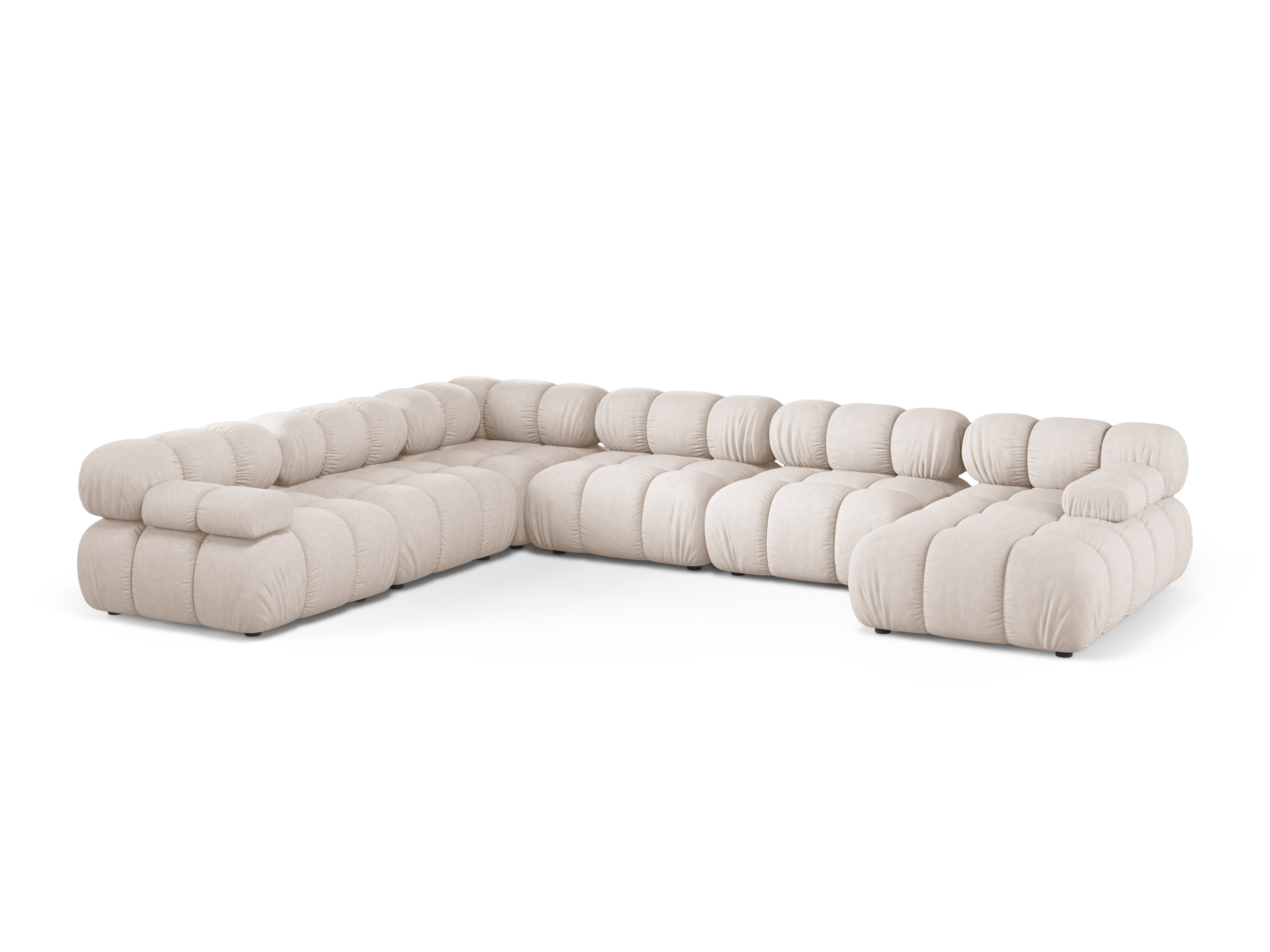 Panoramisch links hoekbank BELLIS beige