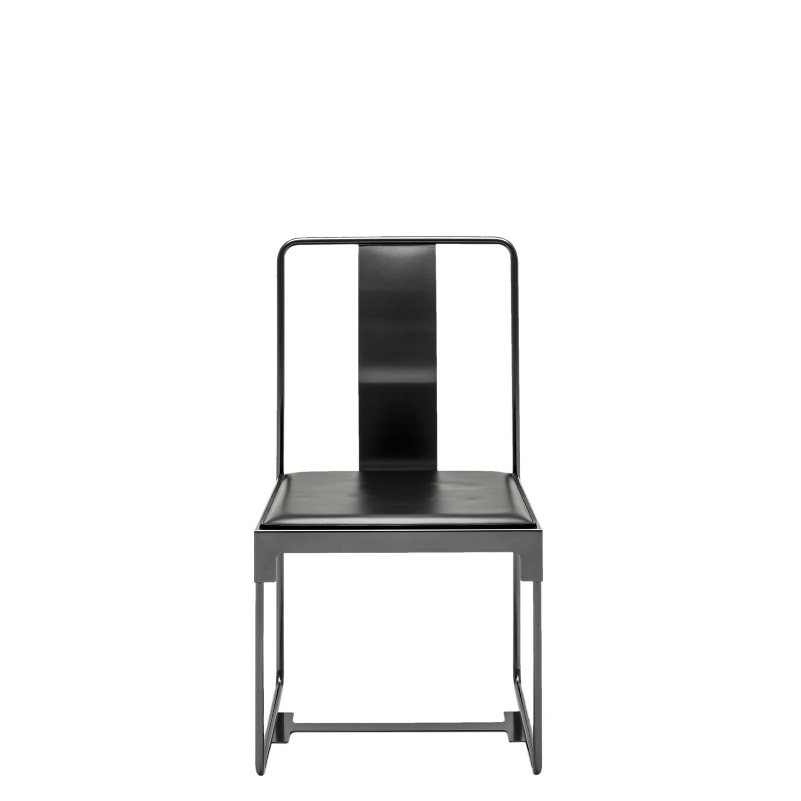 Schwarzer Mingx -Stuhl