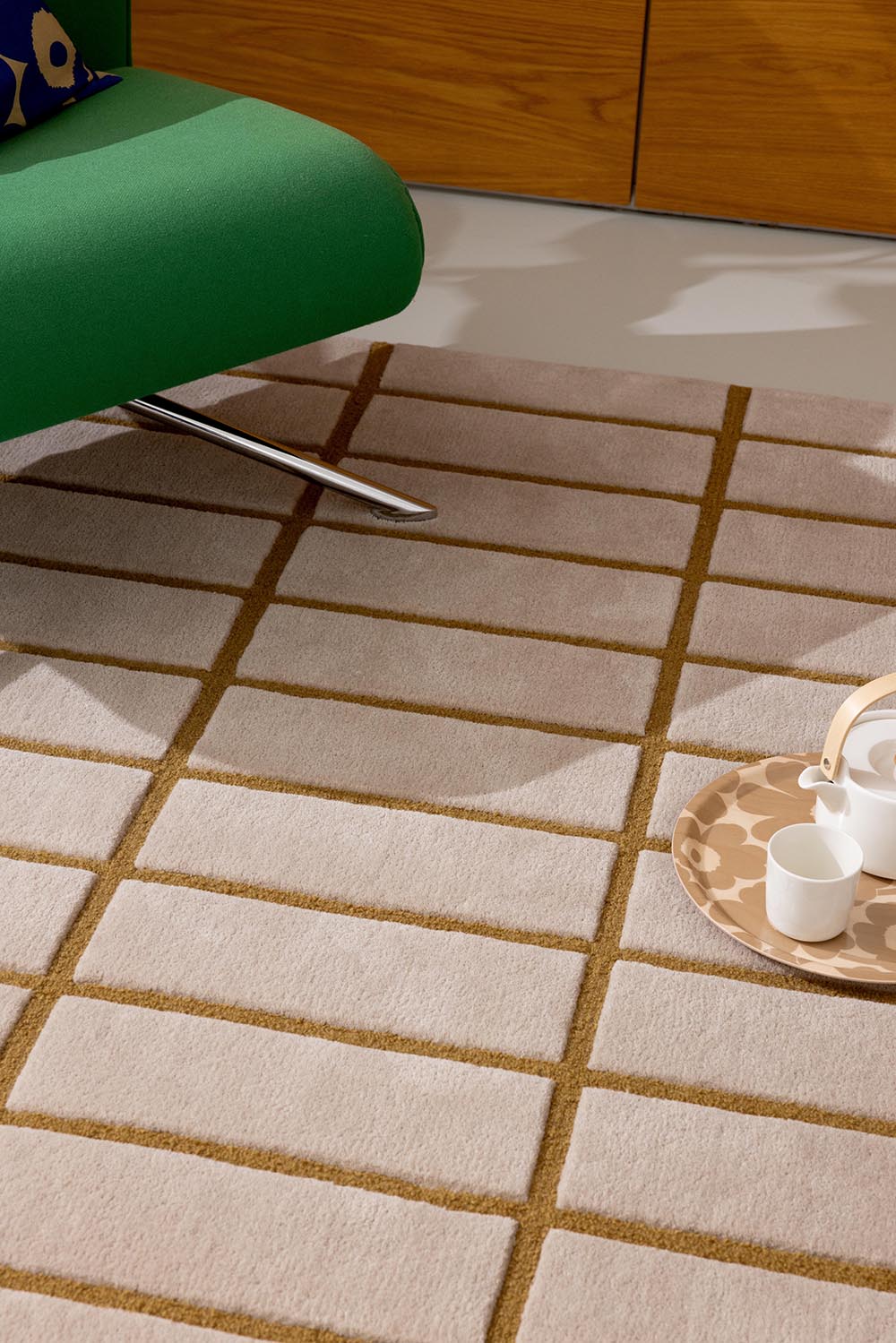 Vloerkleed TILISKIVI BRONS GEEL beige