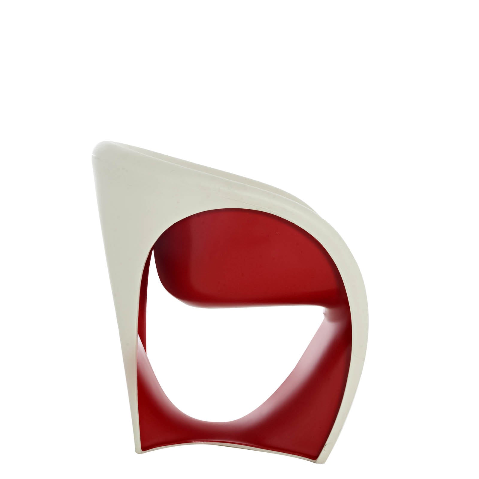 Fotel MT1 wit-rood