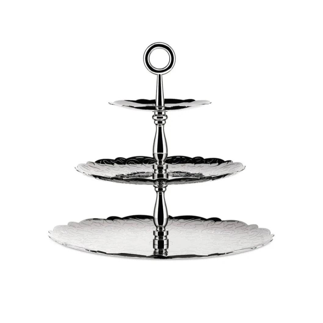 DRESSED X-MAS etagère gepolijst staal