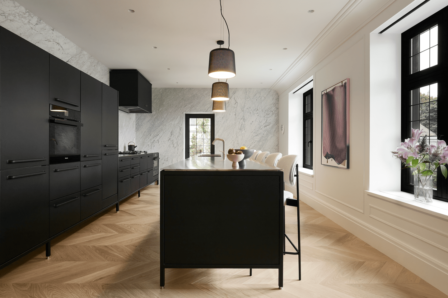Hanglamp 526 zwart metaal