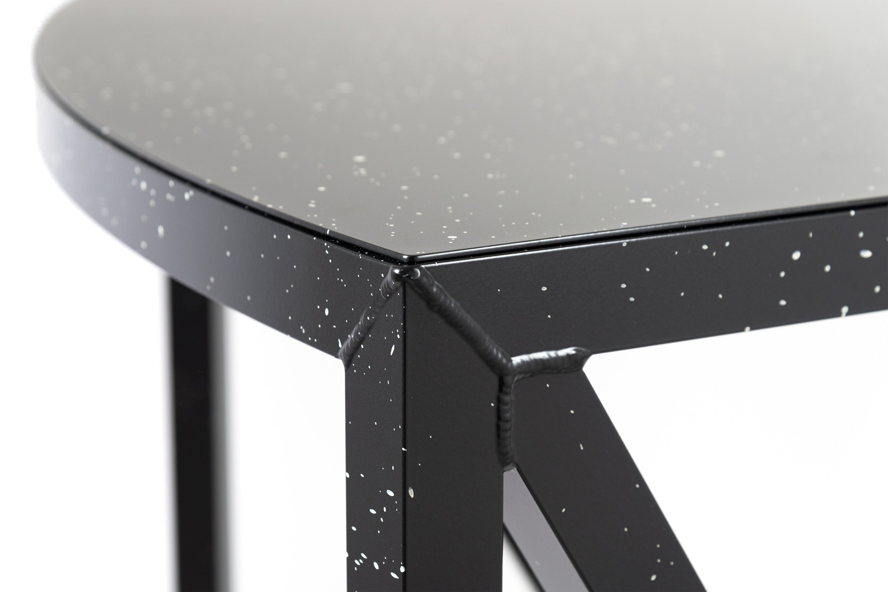 BUREAURAMA Schreibtisch schwarz mit weiß