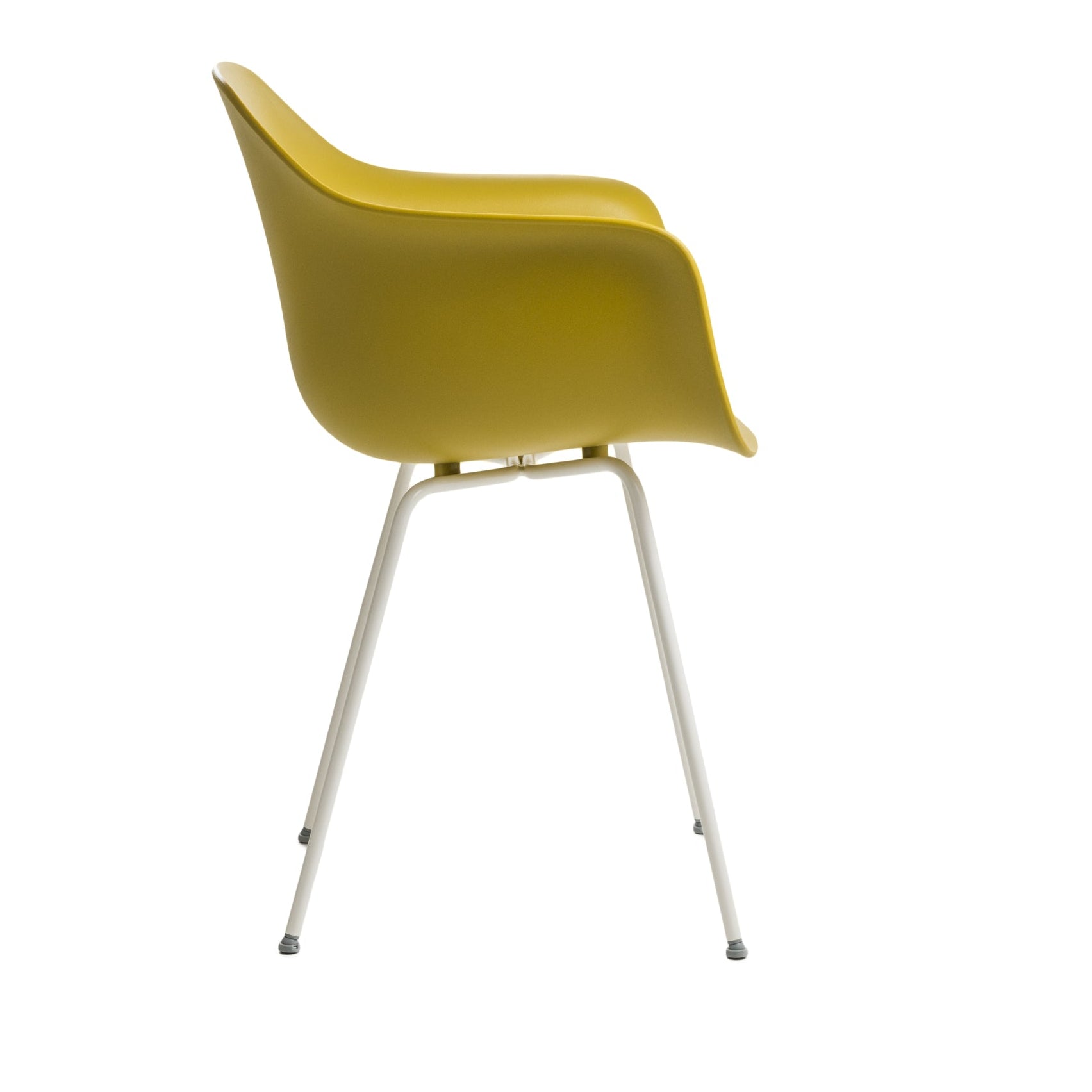SUBSTANCE gelber Sessel mit Metallgestell