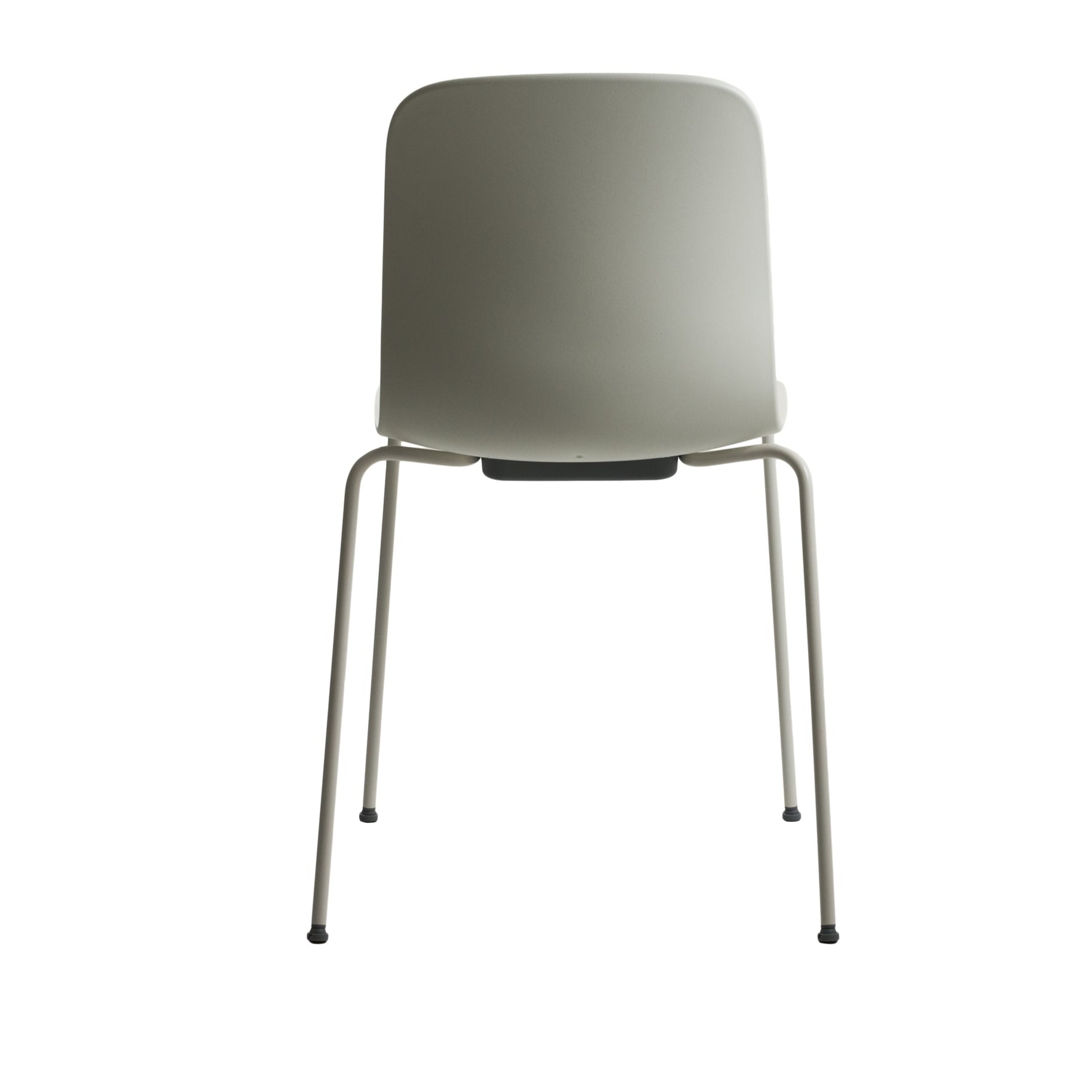 SUBSTANCE chair in white with a metal base