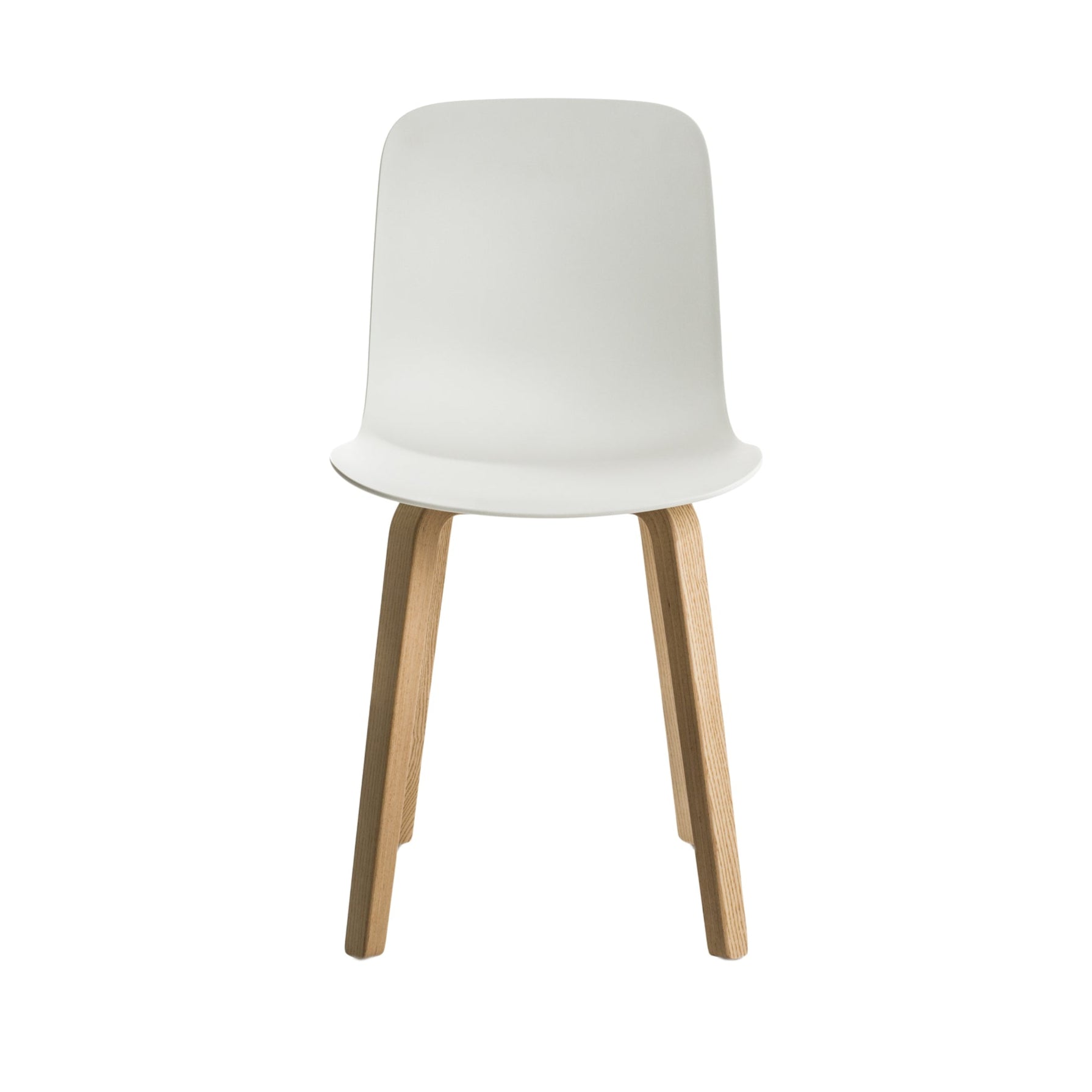 SUBSTANCE Stuhl weiß mit Eschengestell