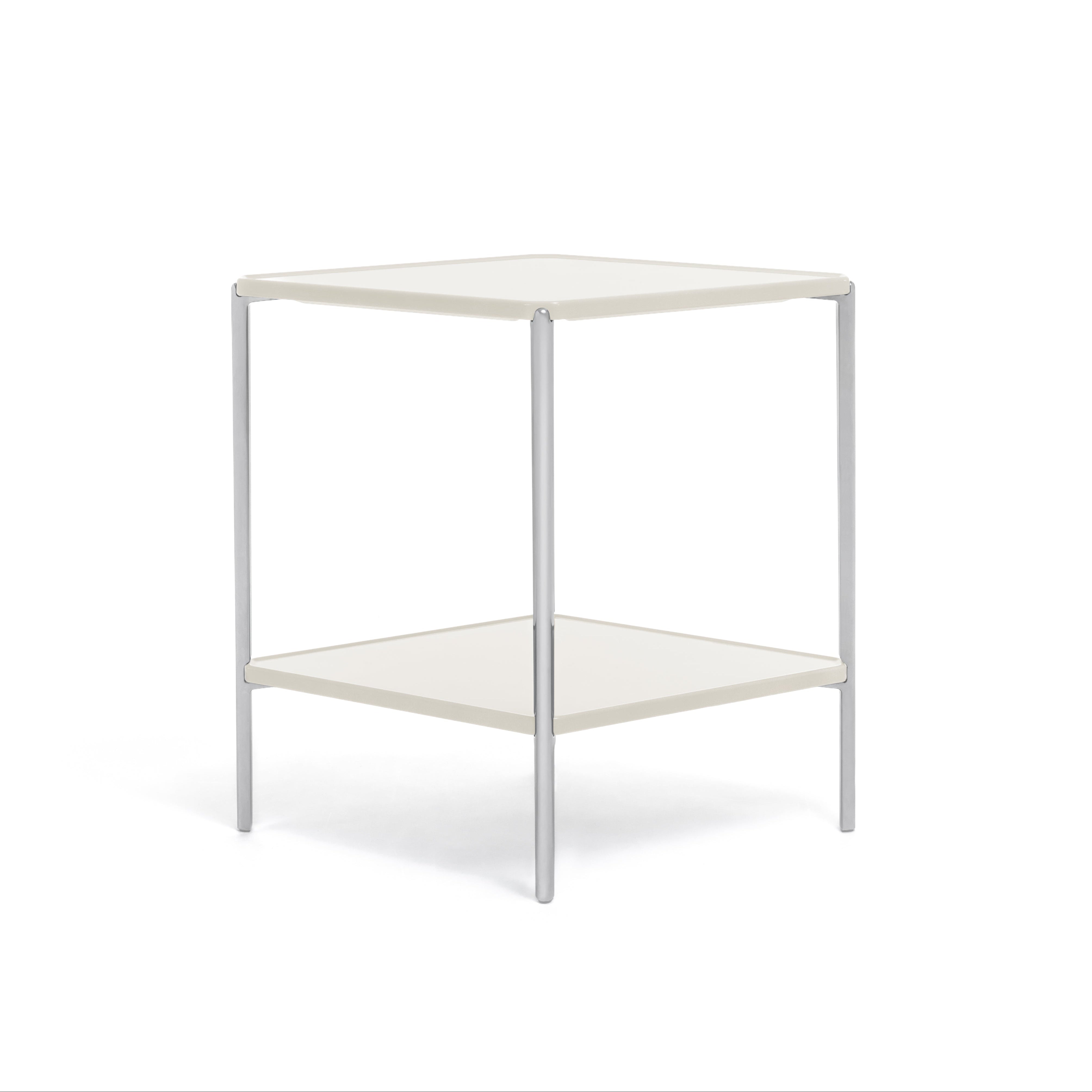 TAMBOUR Regal cremefarbener Beton