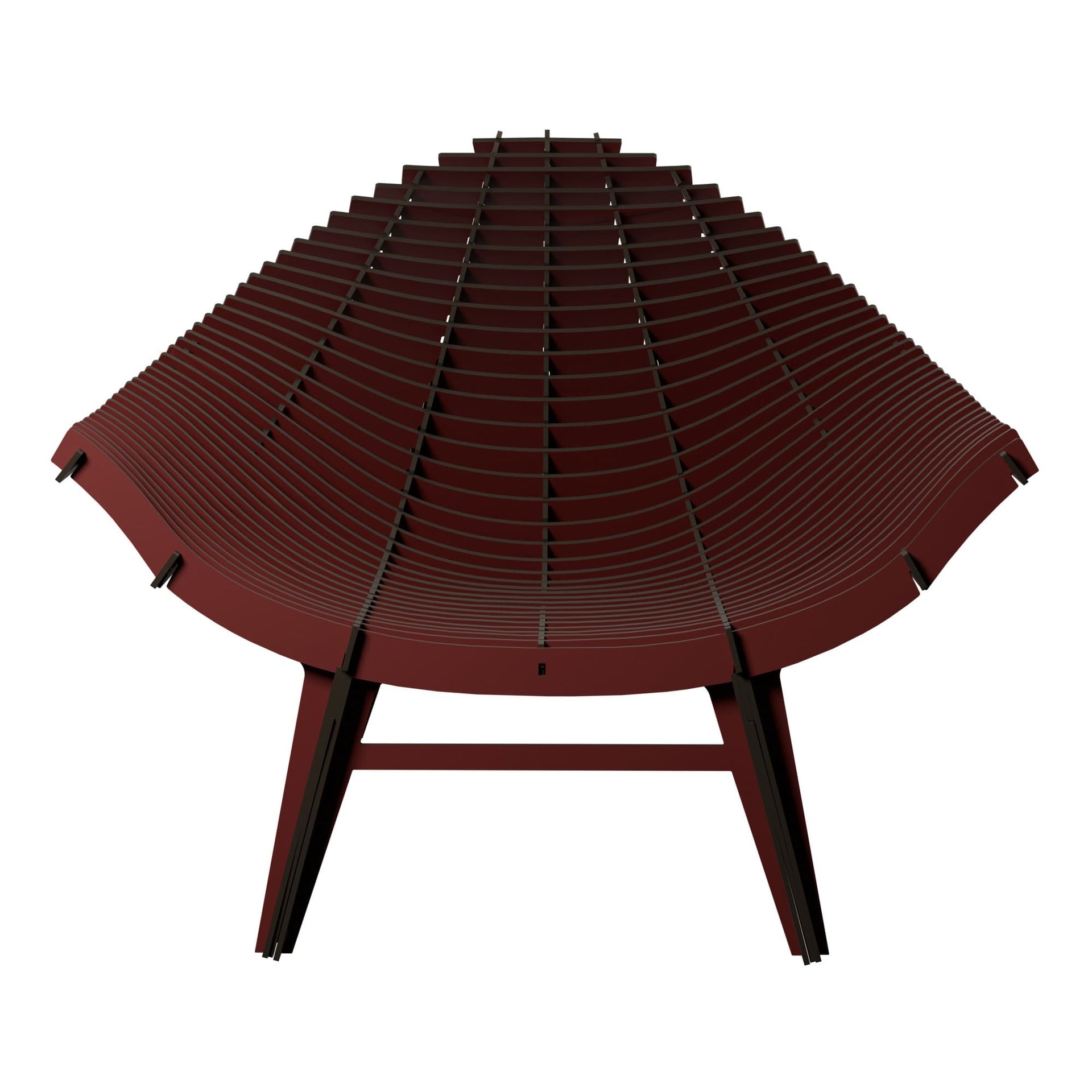Buitenstoel MANTA rood