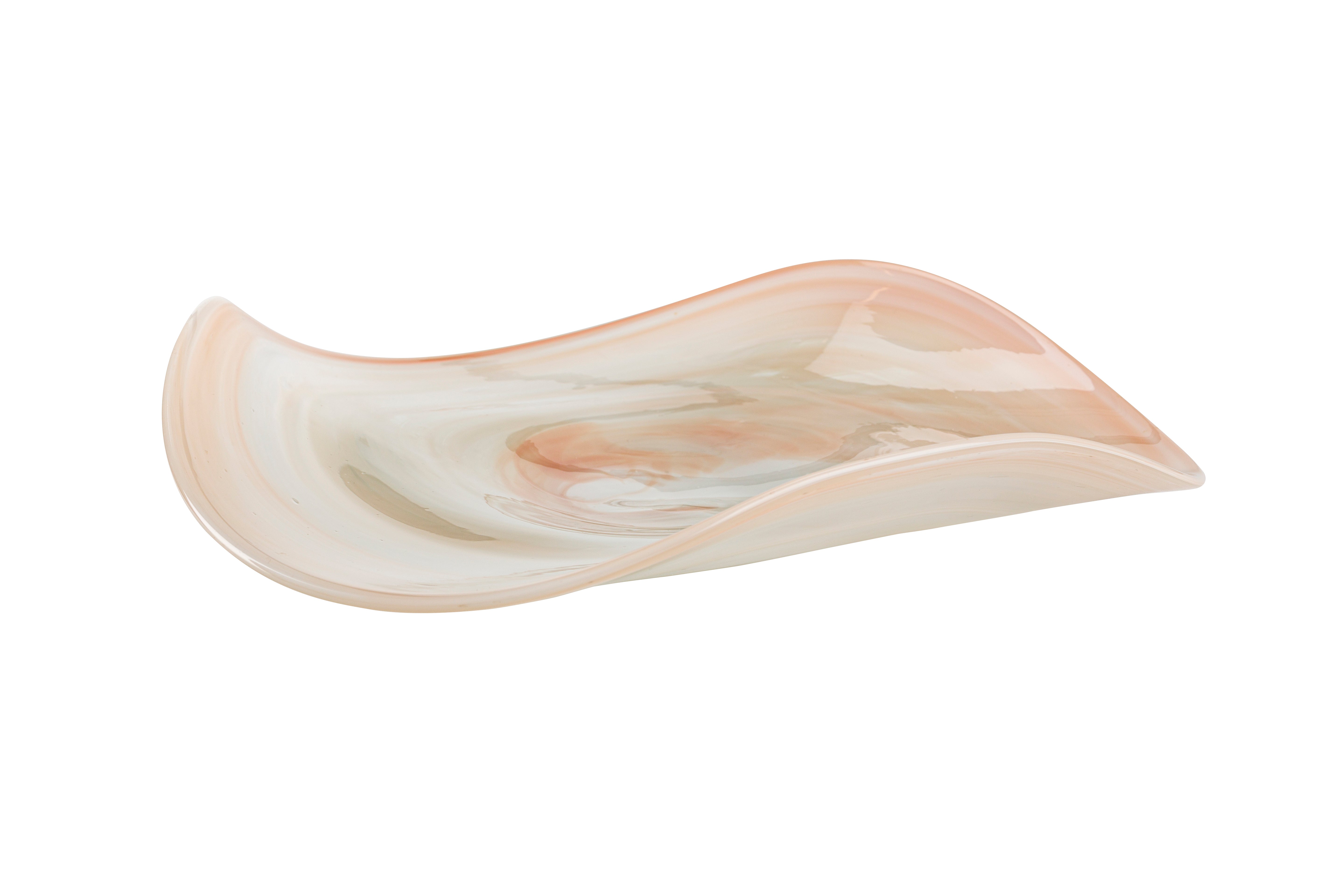 Misa aus Glas MARIA weiß mit Rosa