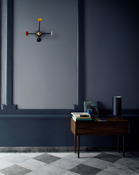 MATÉGOT Kleiderständer in Creme mit Bordeaux