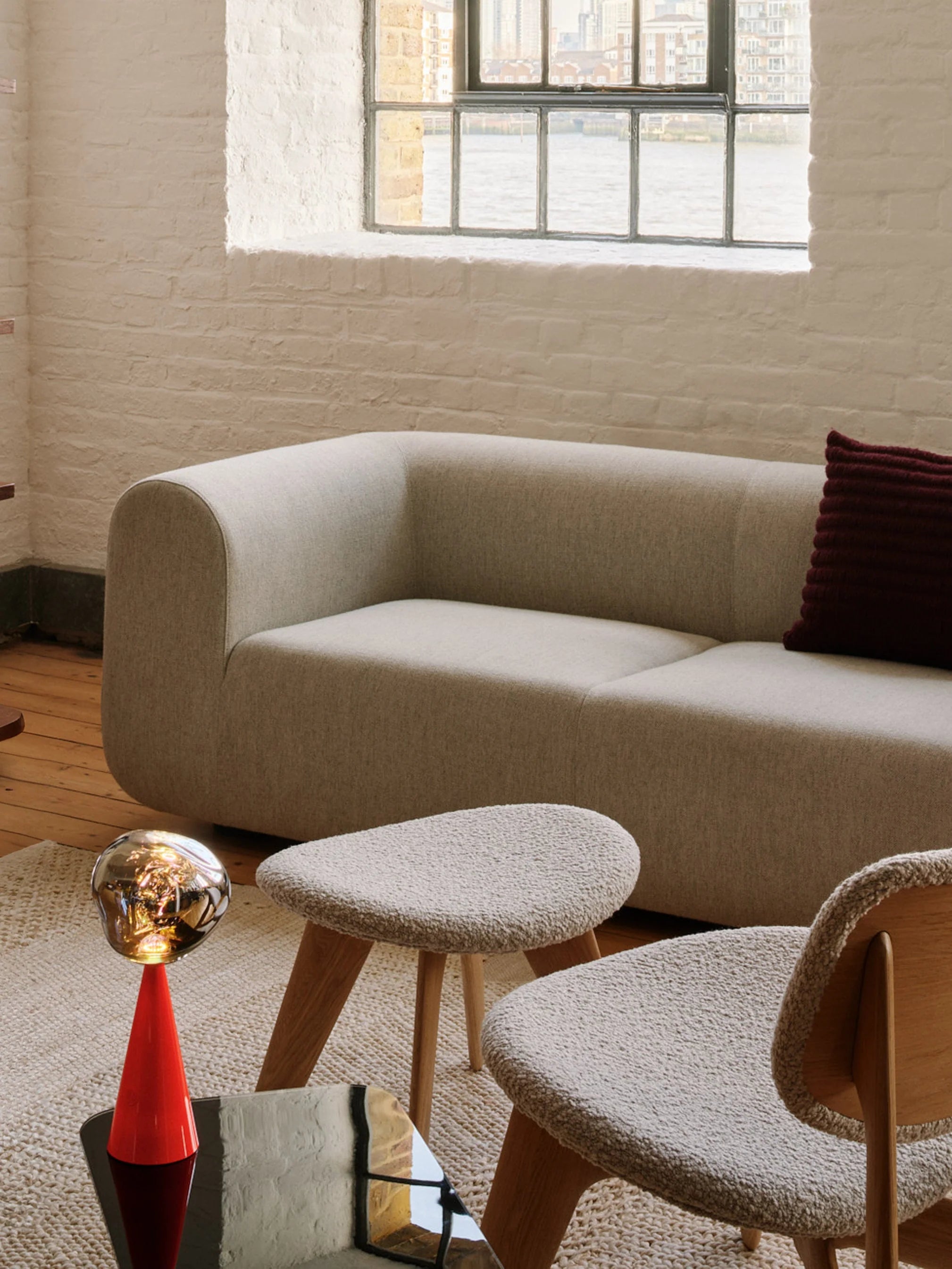 Portable Lamp MELT Orange