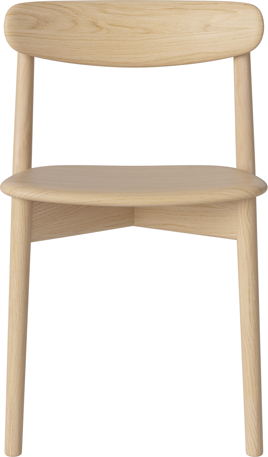 Stoel MERGE gebleekt eikenhout