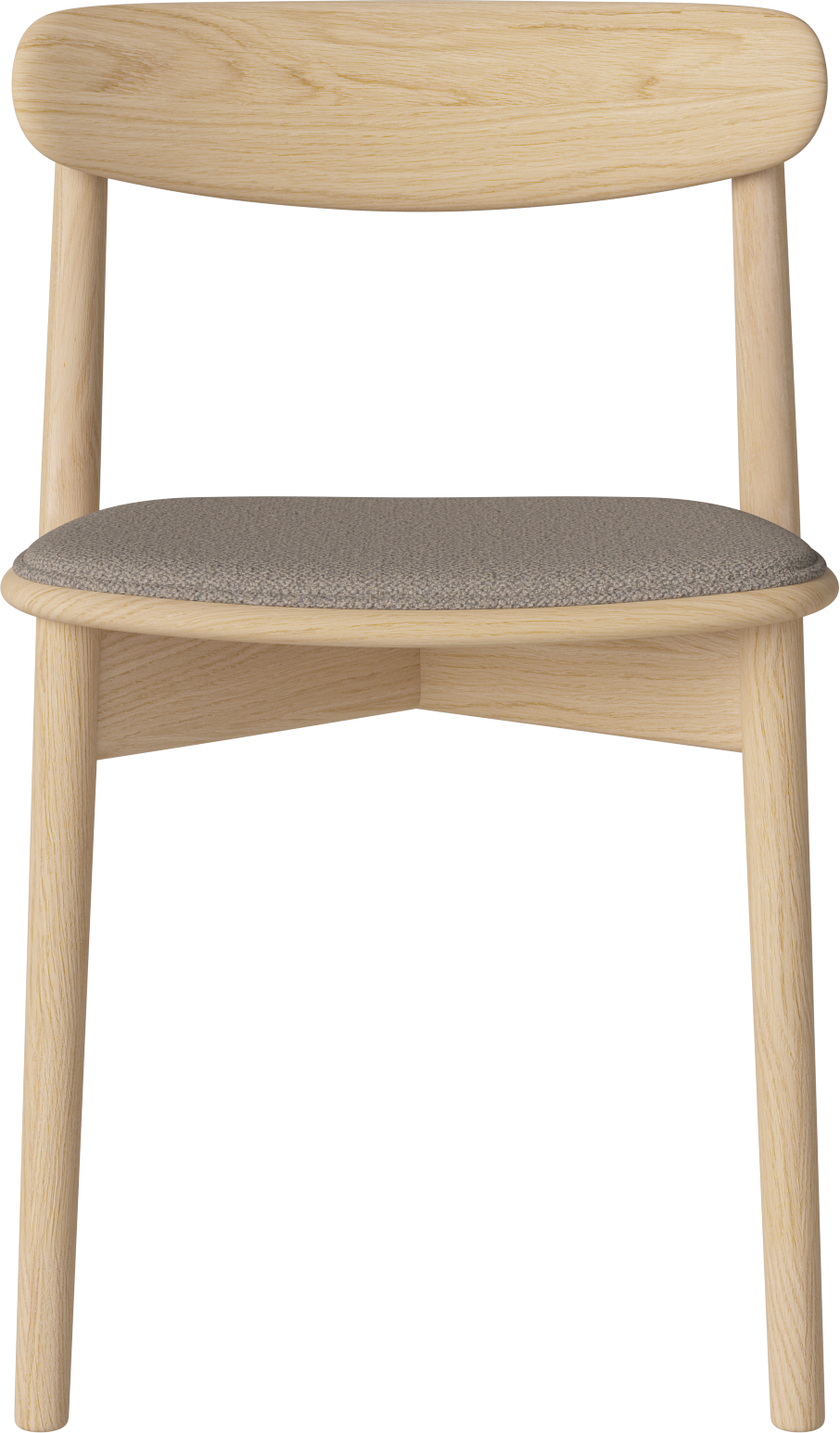 Stoel MERGE gebleekt eikenhout