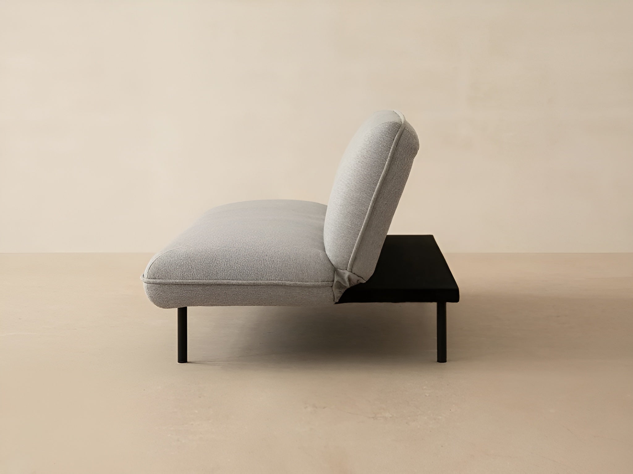 Sofa mit Schlaffunktion VALLS graues Chenille