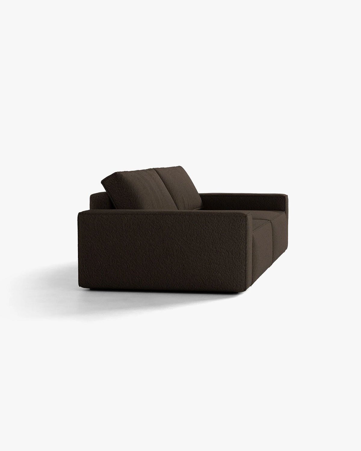 Sofa 3-zits met slaapfunctie JODIE chocolade boucle
