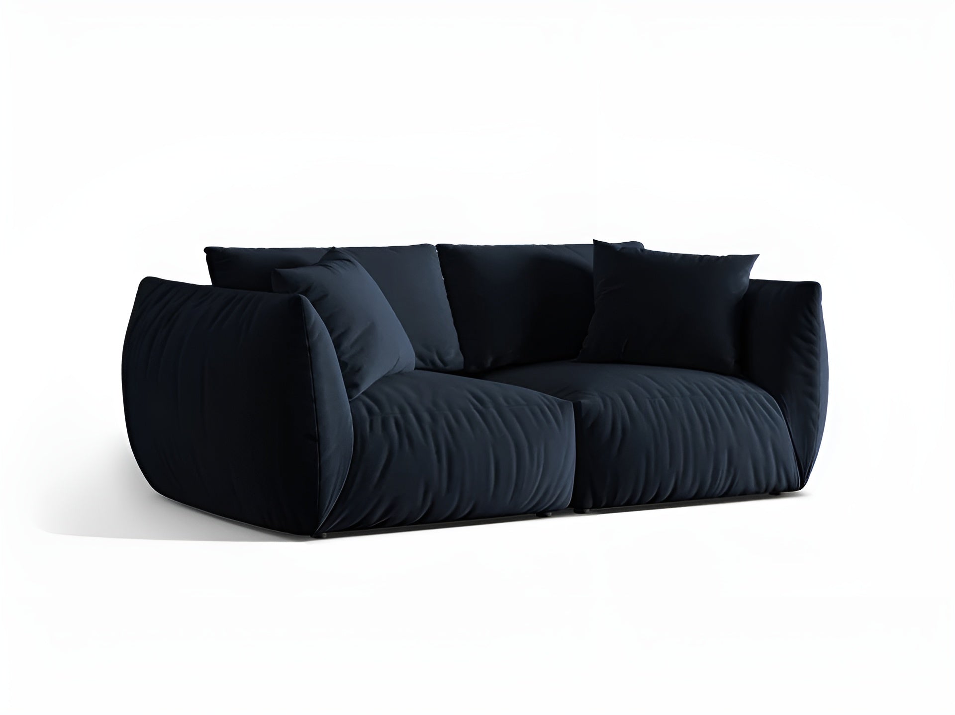 CHRIS 3-Seater Velvet Sofa Royal Blue