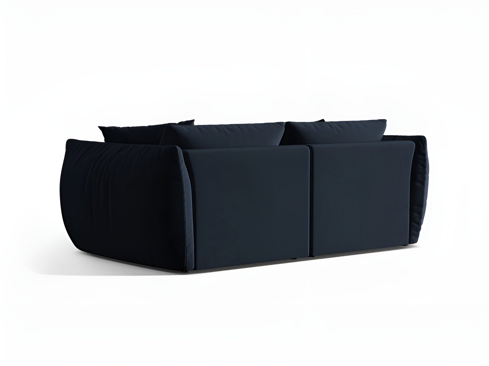 CHRIS 3-Seater Velvet Sofa Royal Blue
