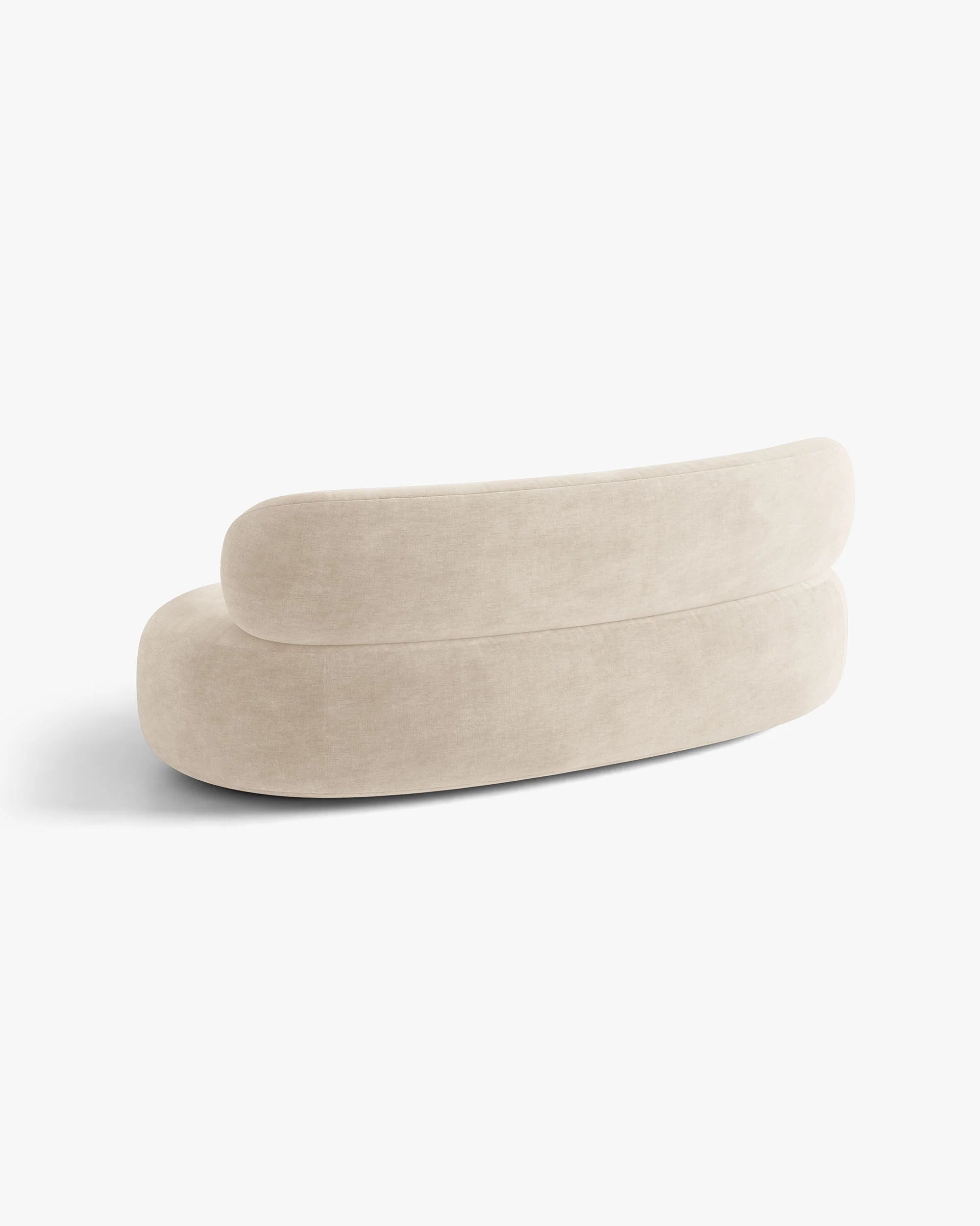 Sofa 3-zits AURA lichtbeige chenille