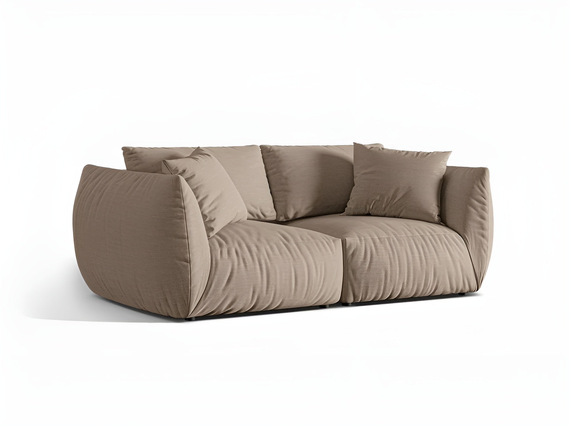 3-seater Sofa CHRIS sand chenille
