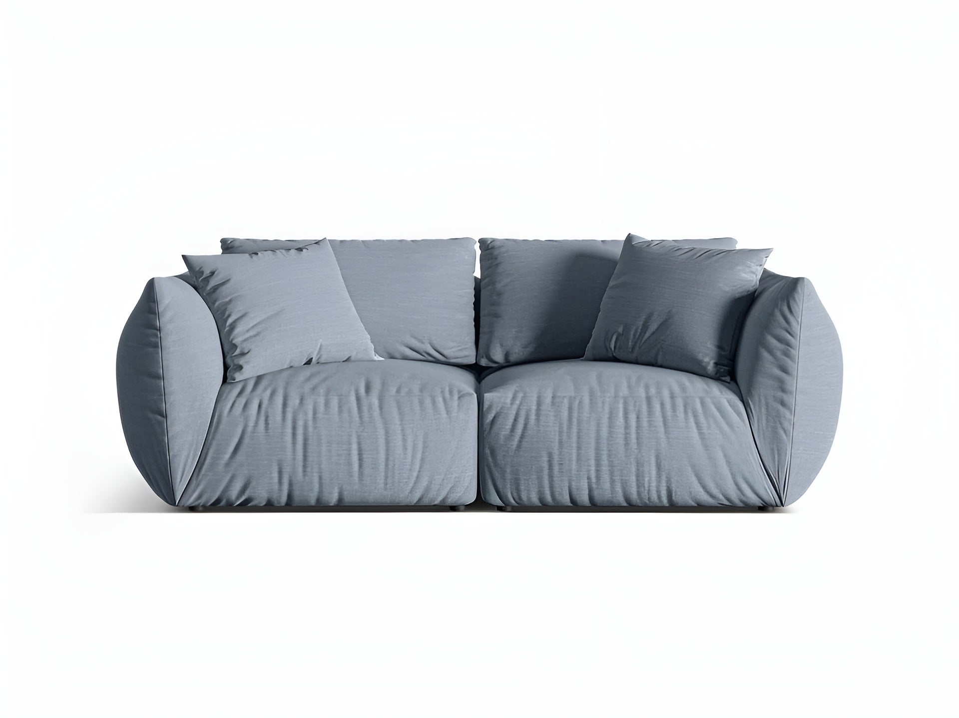 Sofa 3-Sitzer CHRIS hellblau Chenille