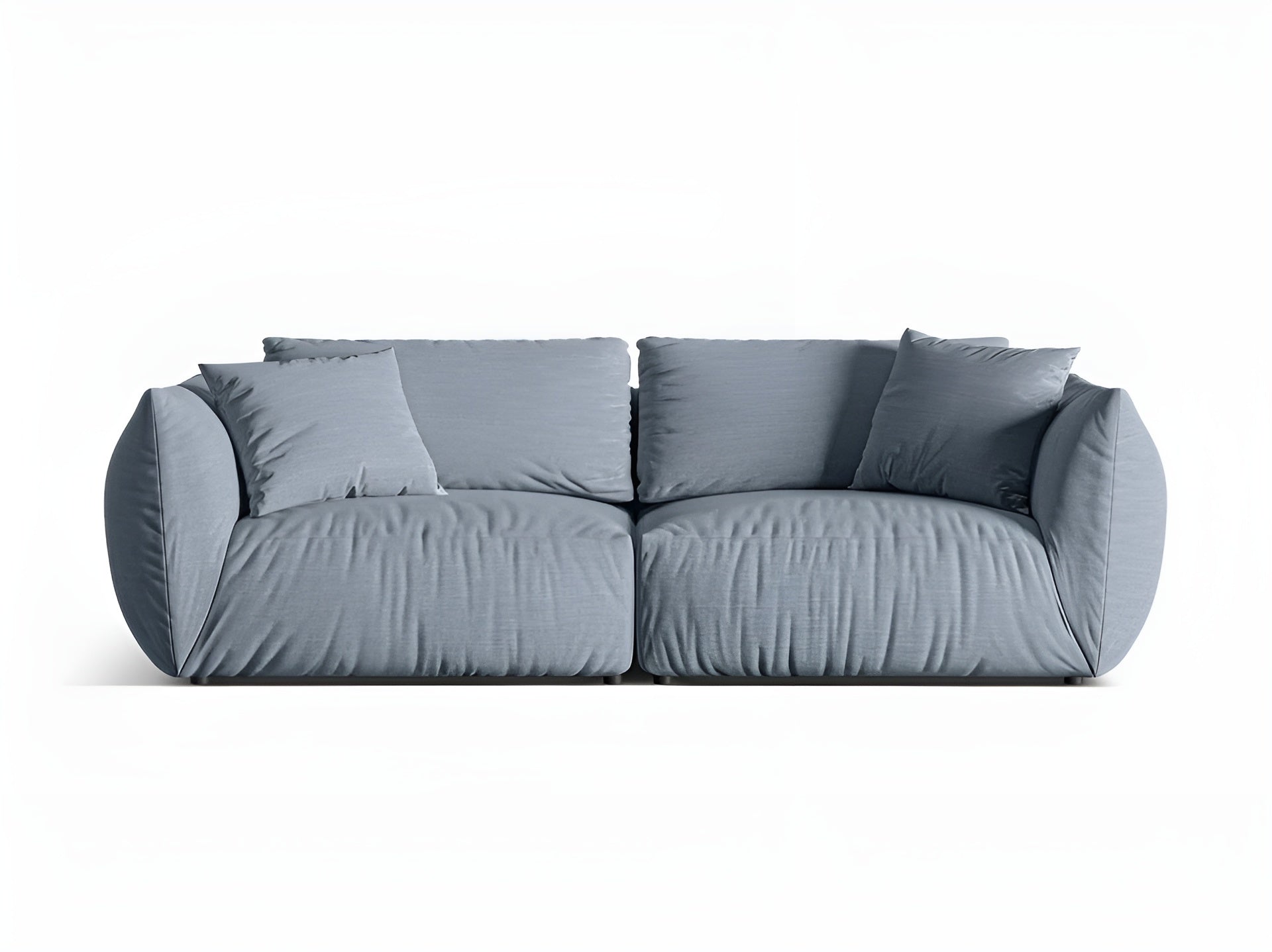 4-seater Sofa CHRIS light blue chenille