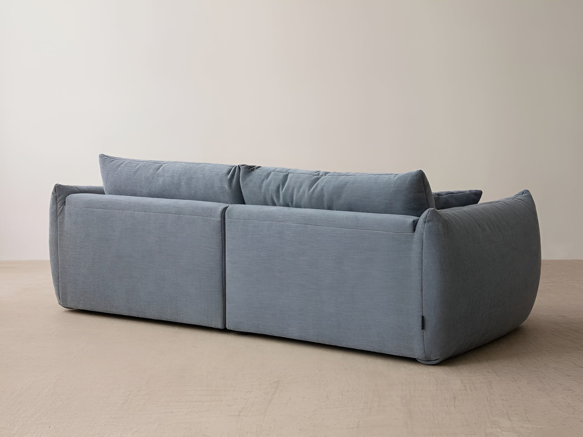 4-seater Sofa CHRIS light blue chenille