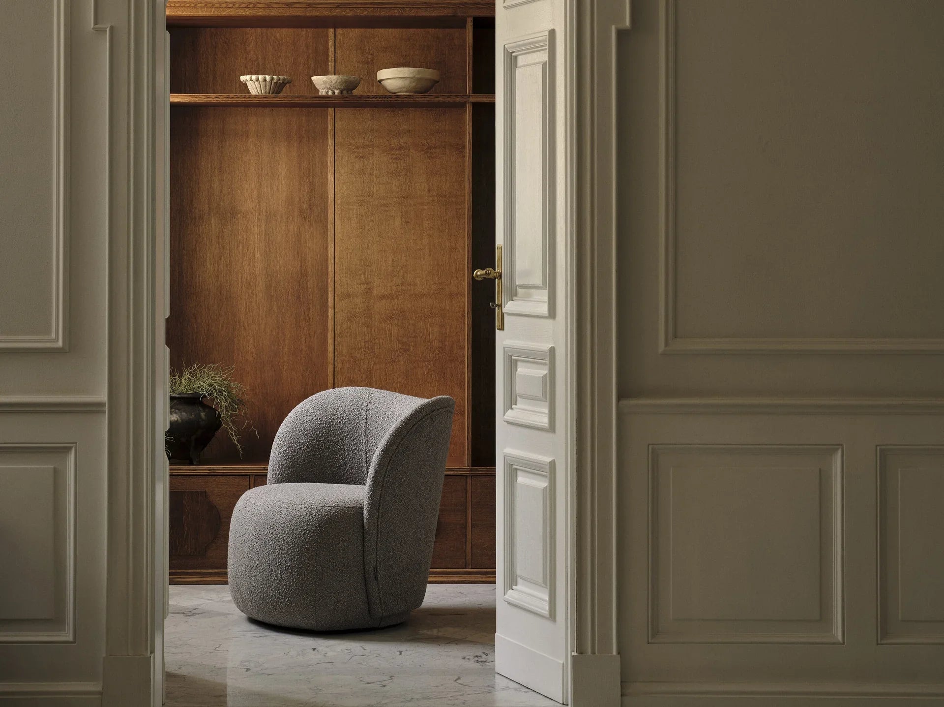 Saamit Boucle Chair Schwarz