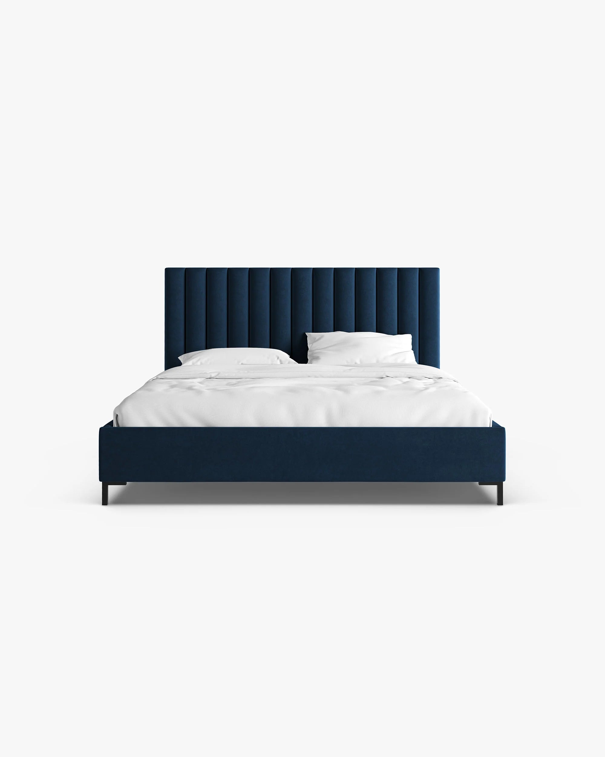 Aksmatig bed met opbergruimte voor beddengoed ALLISON koninklijk blauw