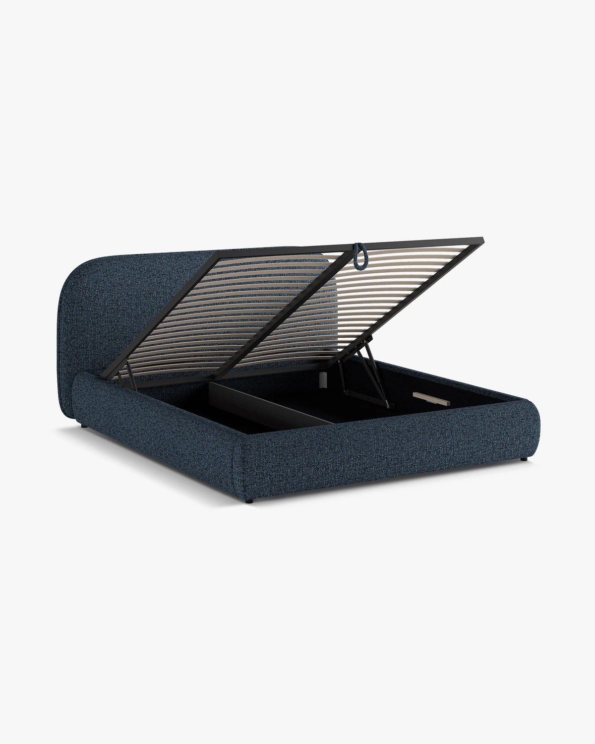 Bed MURADA blauw melange chenille
