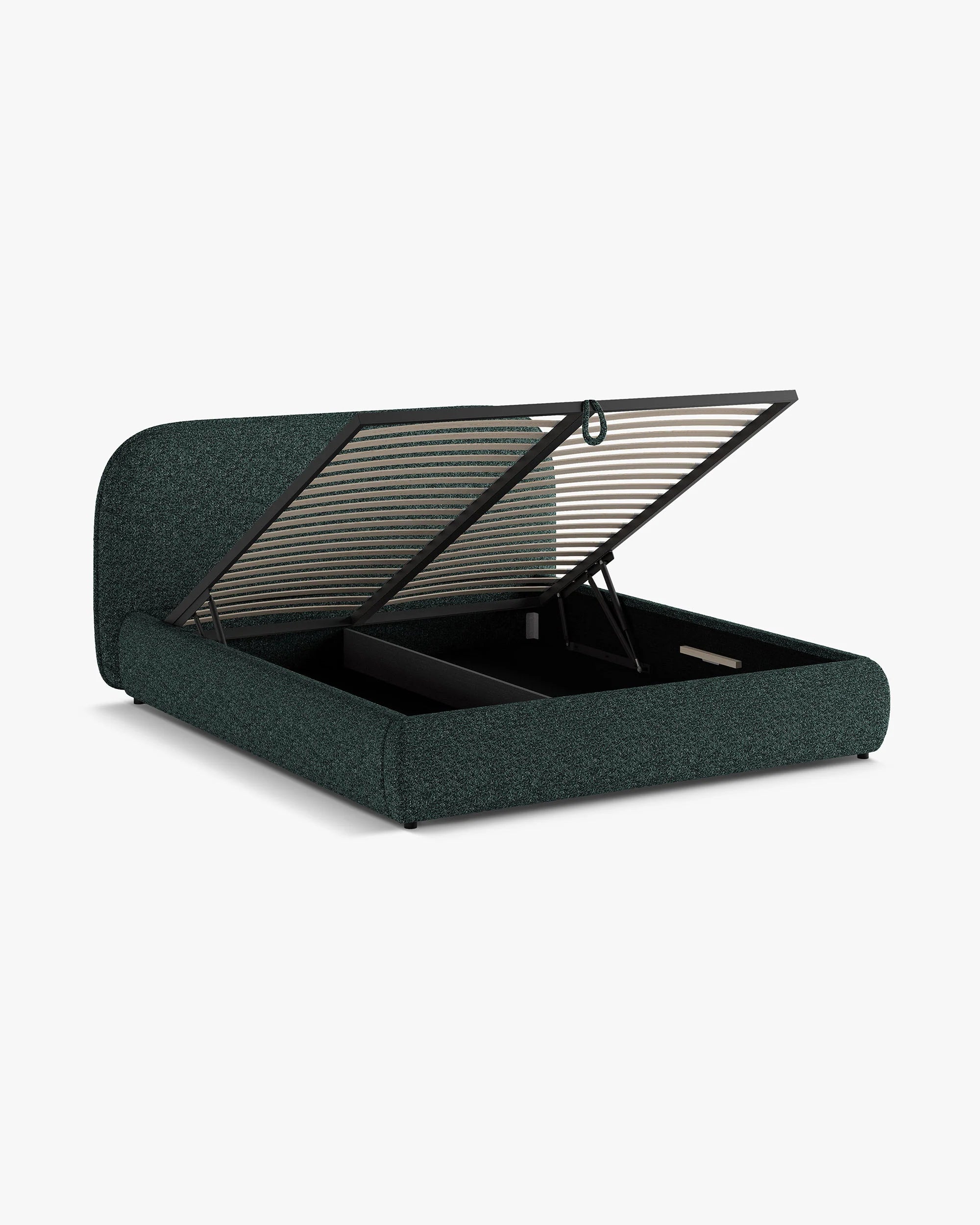 Bed MURADA groen melange chenille