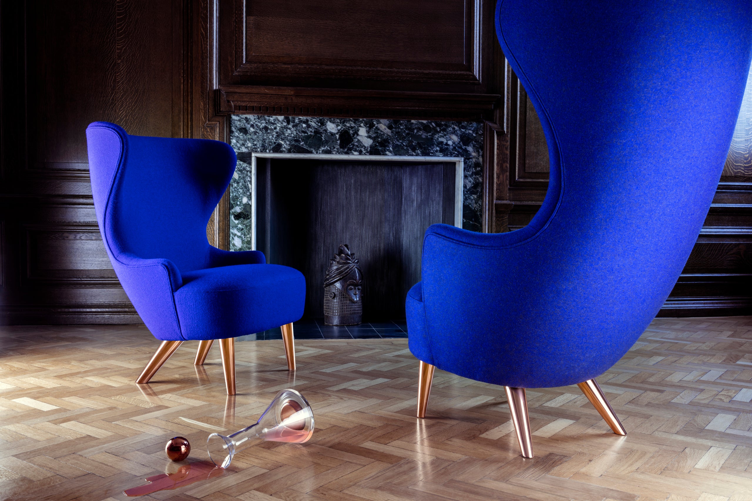 WINGBACK fauteuil gestoffeerd