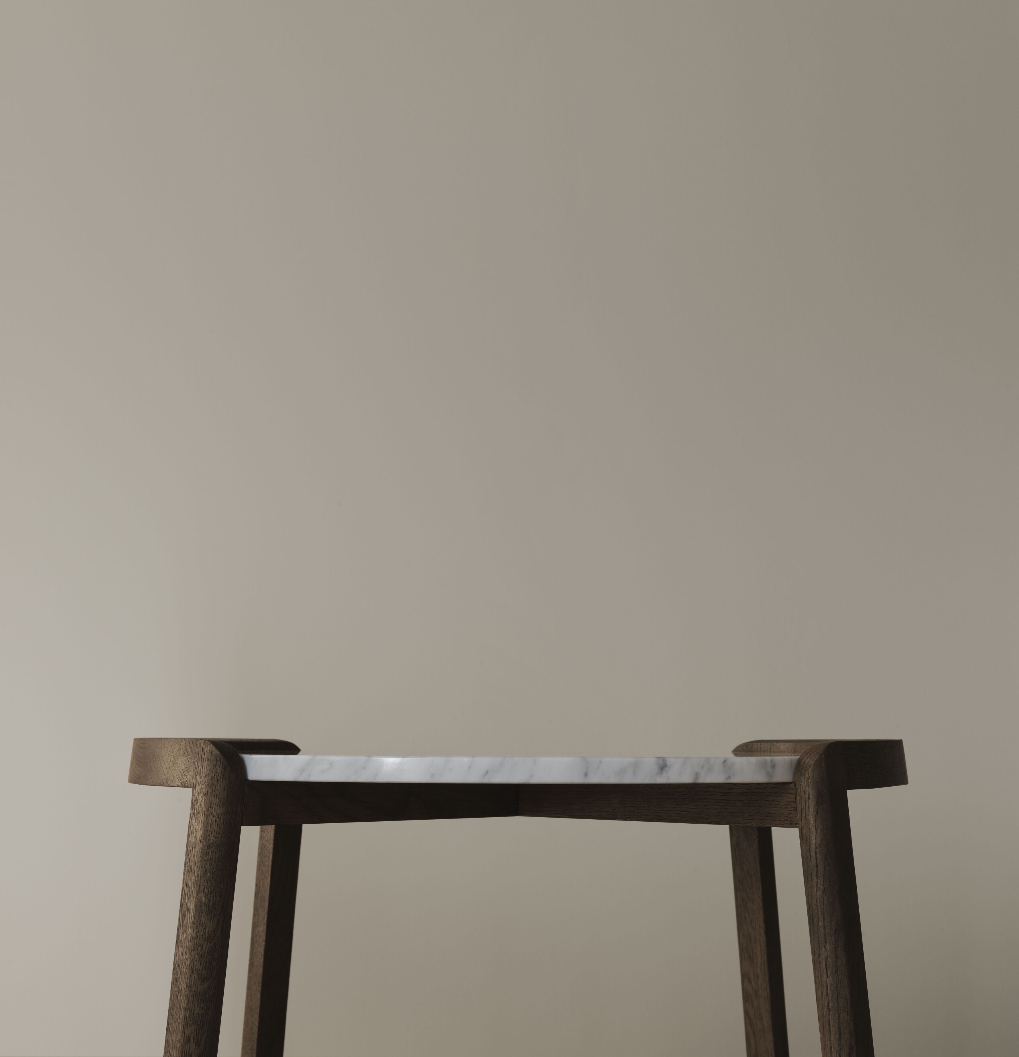 Coffee table Mix marble with bleached oak wood