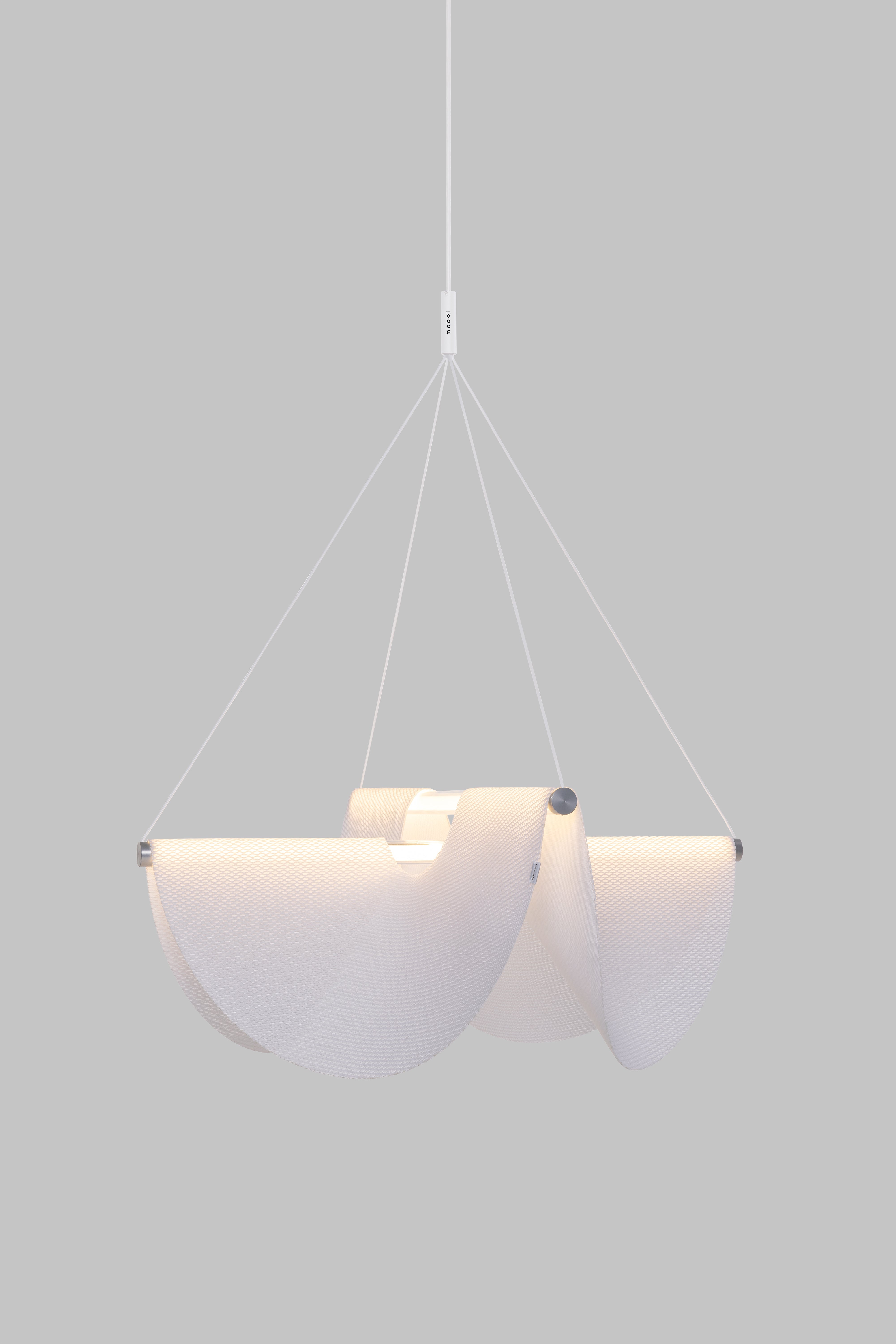 Hanglamp DRAPE LIGHT met gedrapeerde stof