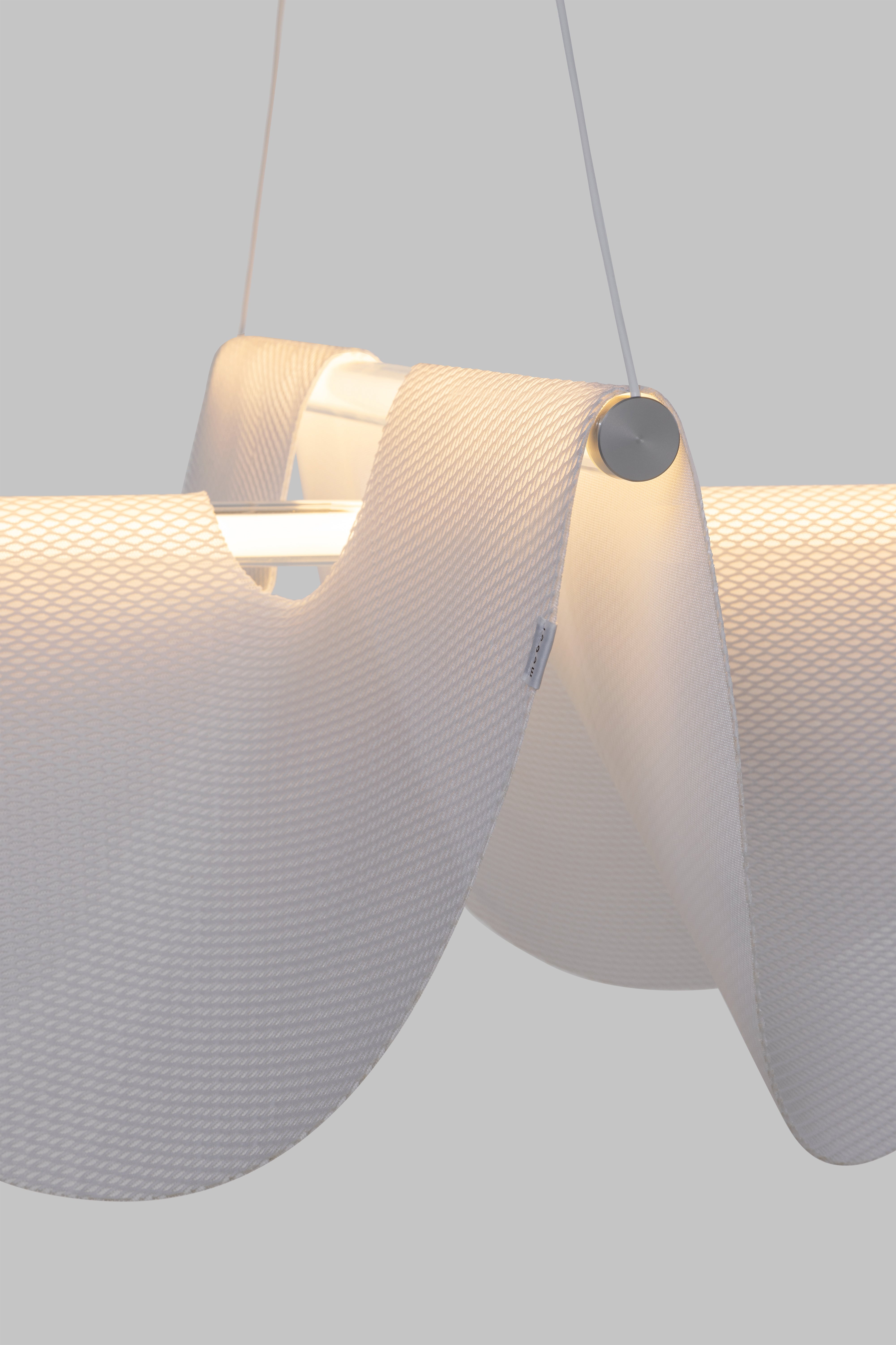 Hanglamp DRAPE LIGHT met gedrapeerde stof