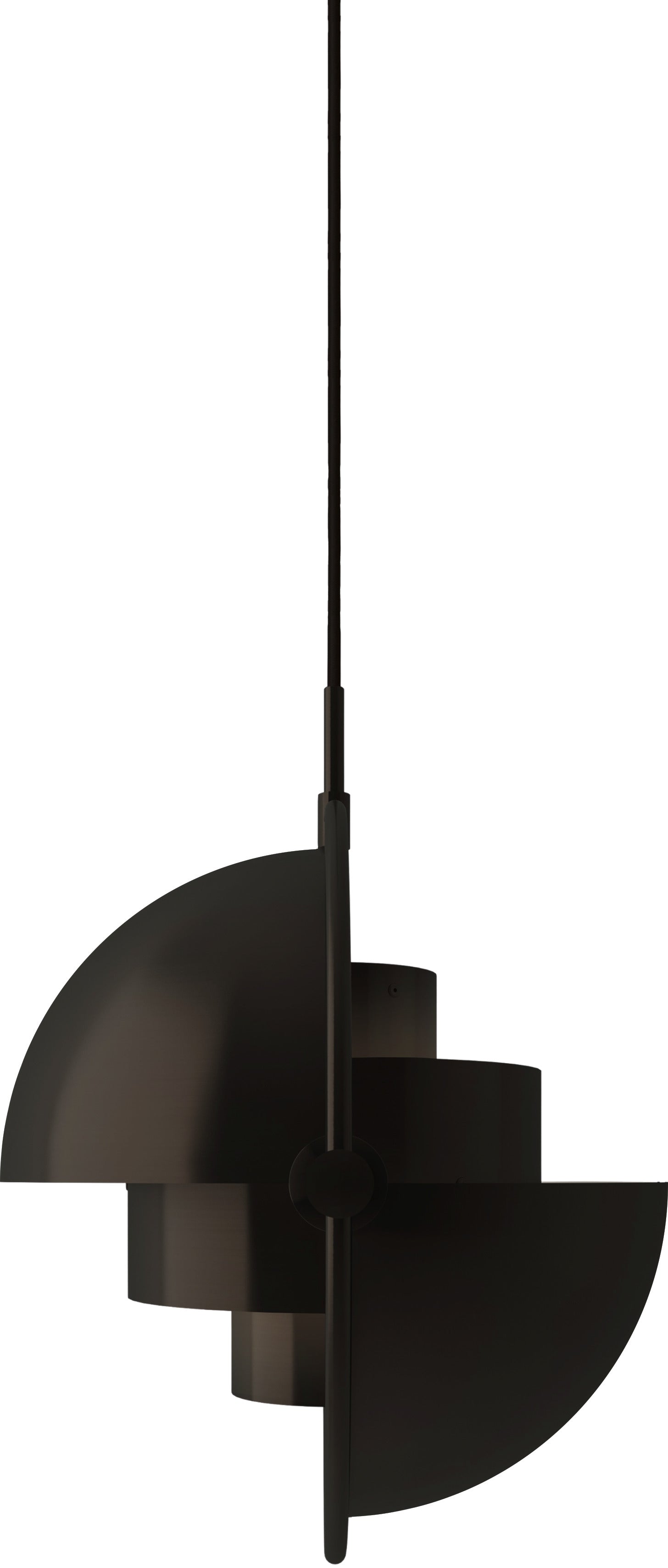 MULTI-LITE pendant lamp glossy black