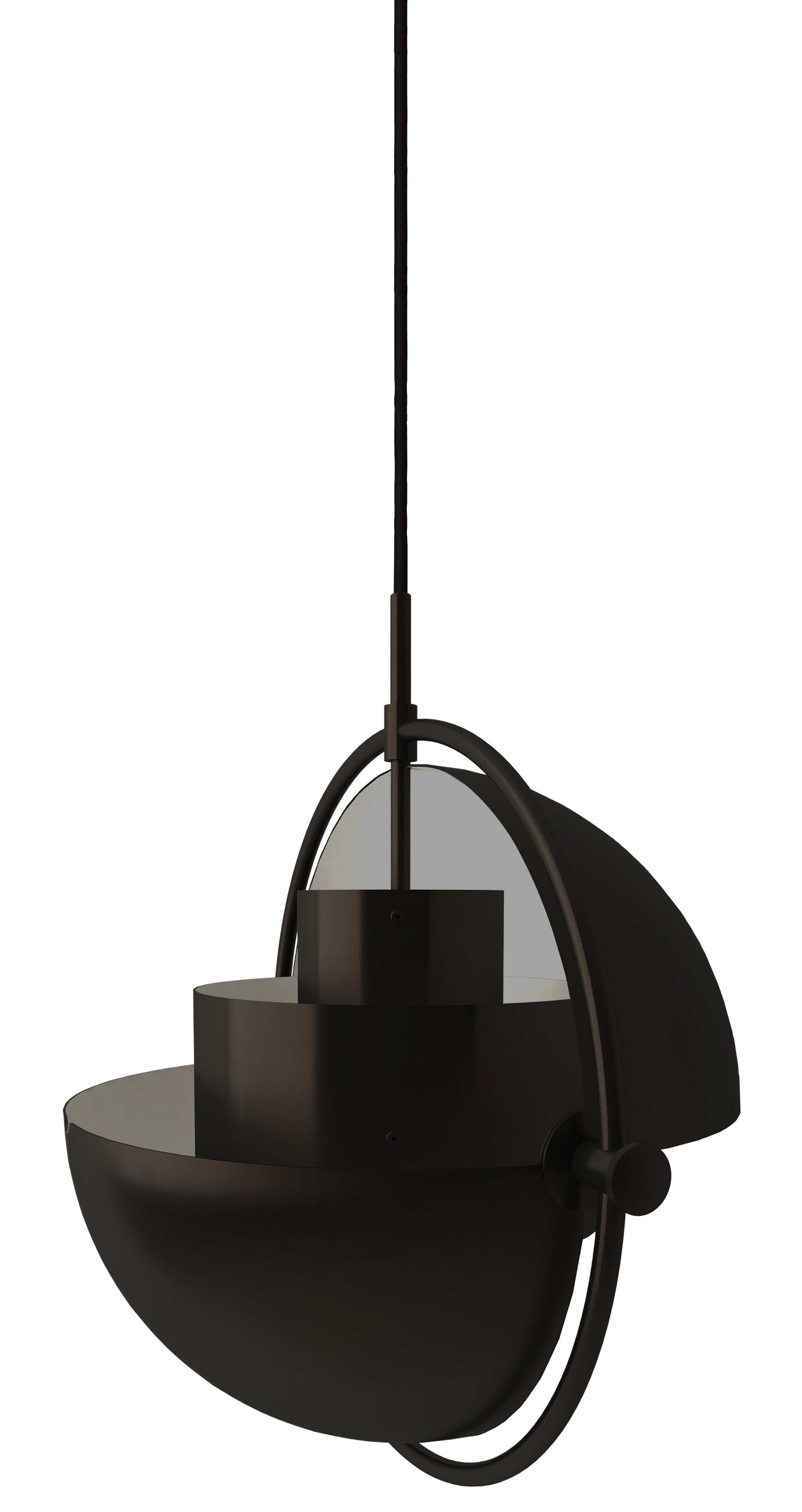MULTI-LITE pendant lamp glossy black