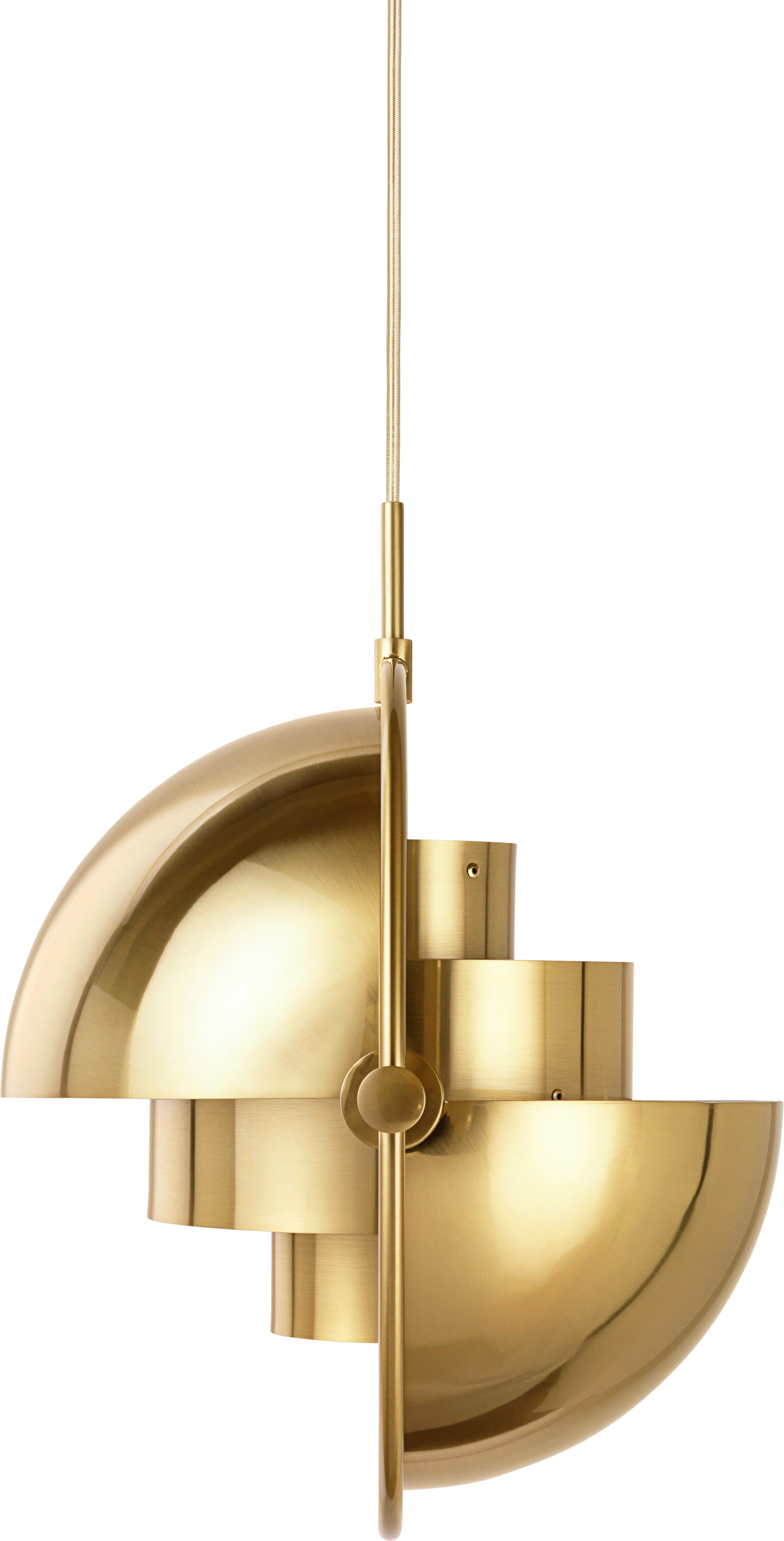 MULTI-LITE brass pendant lamp