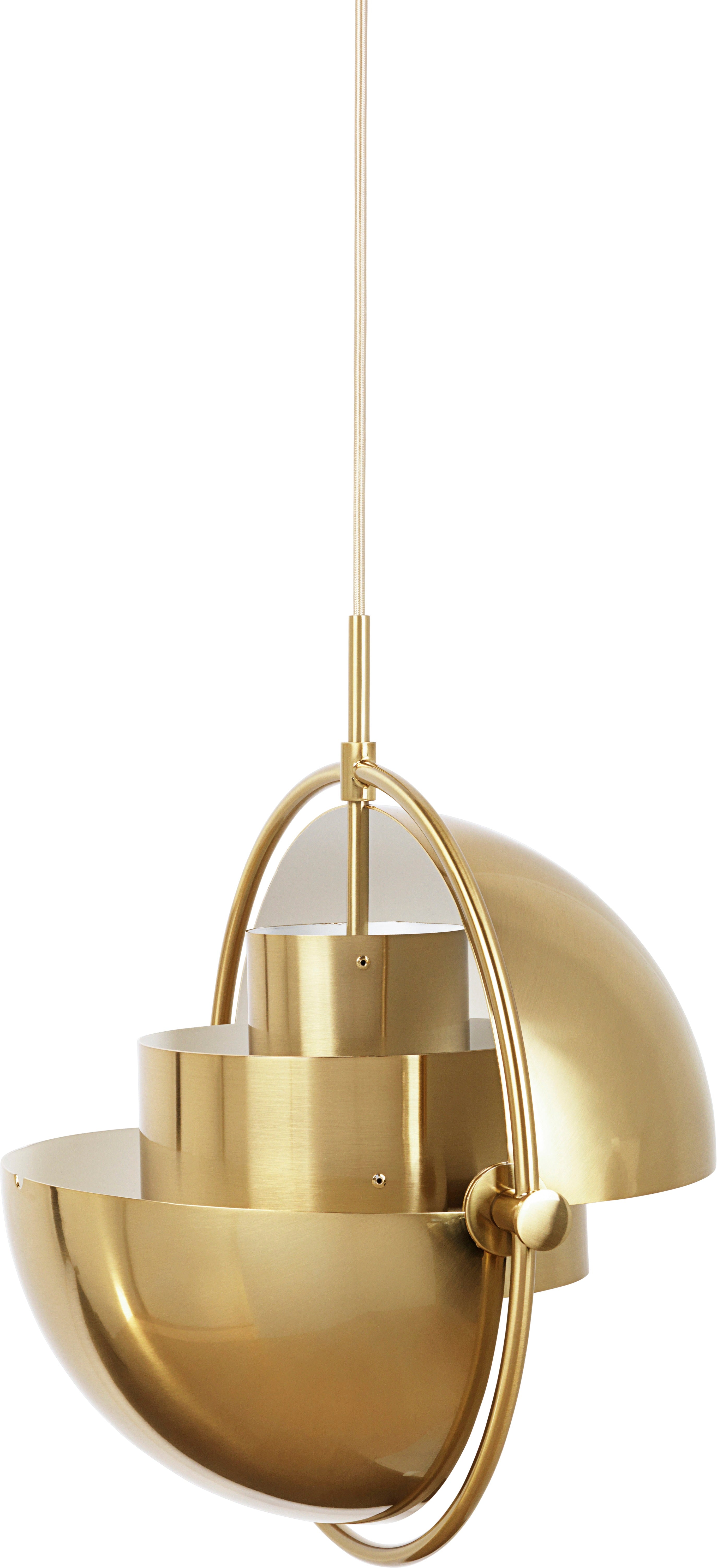 MULTI-LITE brass pendant lamp