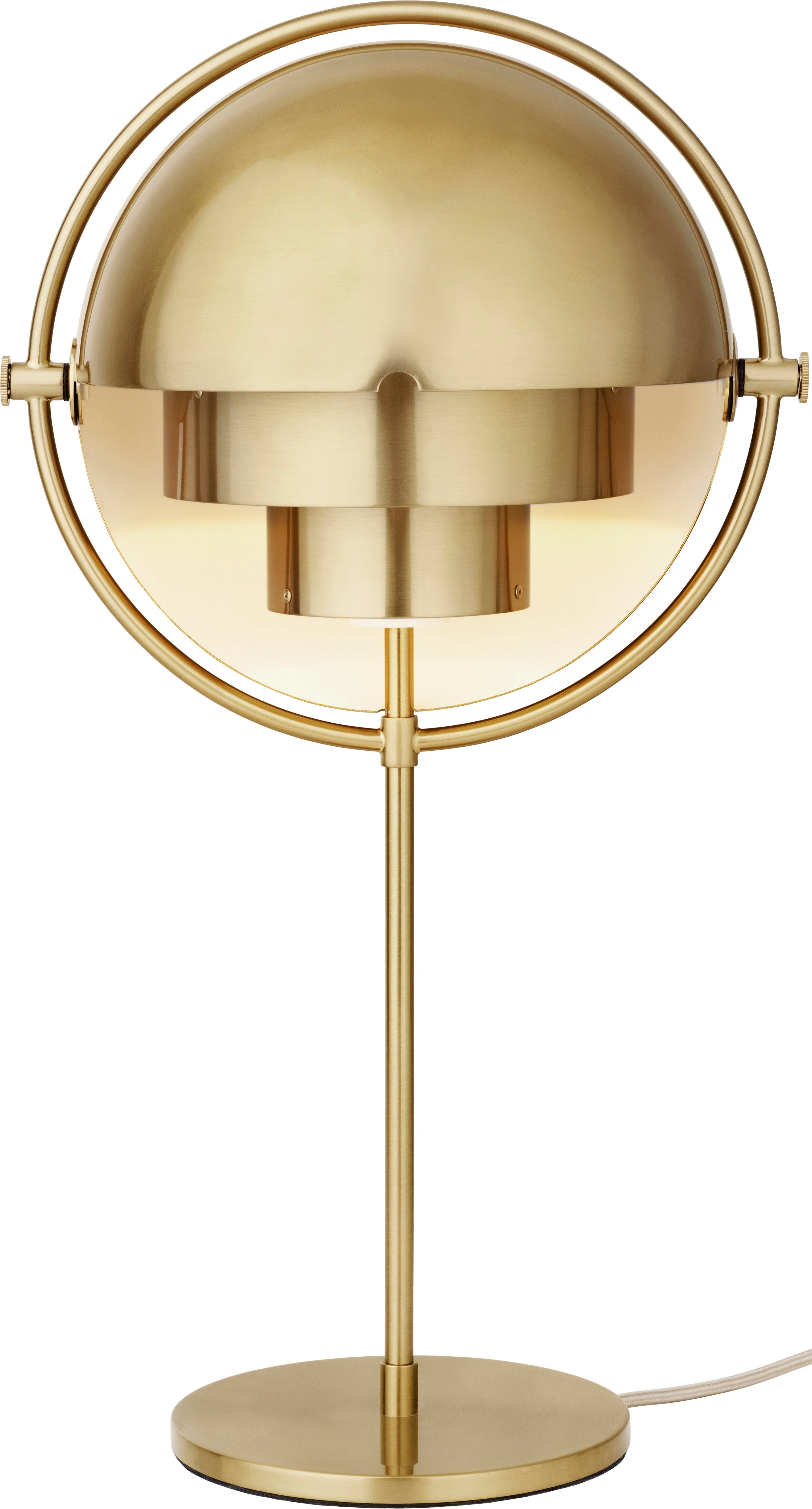 MULTI-LITE brass table lamp