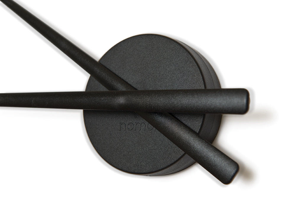 Black wall clock OJ