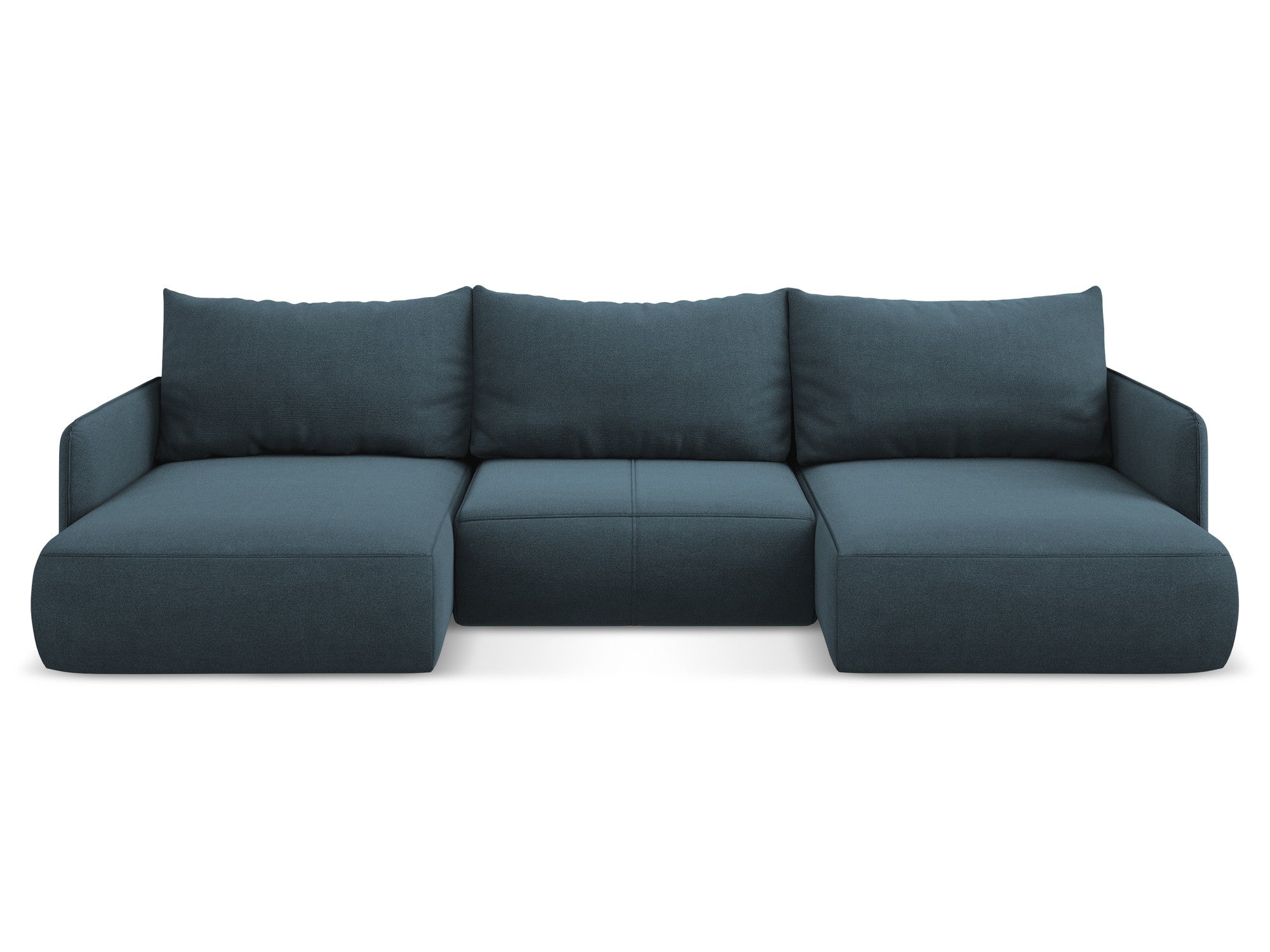 Panoramacouch mit Schlaffunktion NANEA in jeansblau