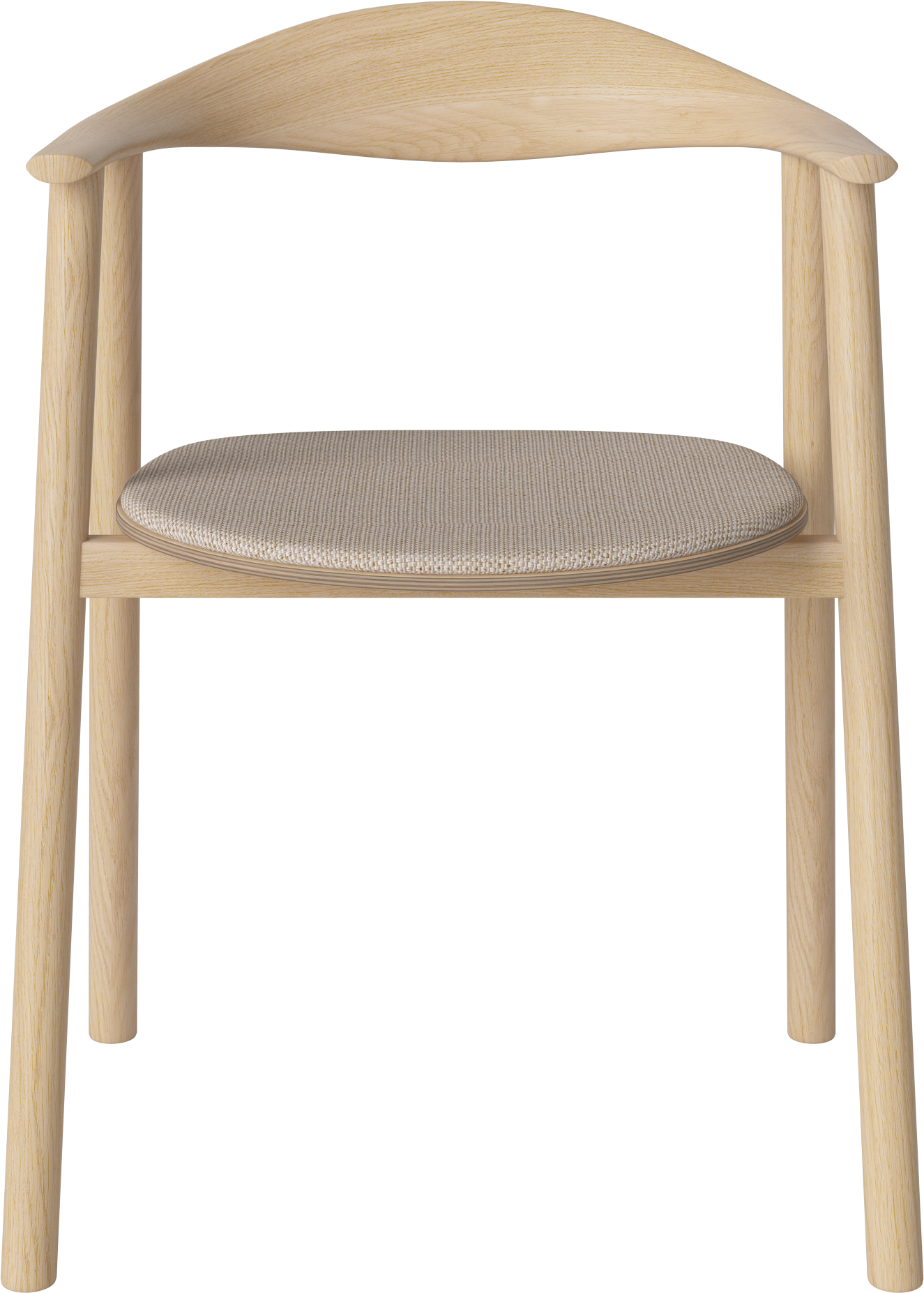 Schwungstuhl mit einer weißten Basis gepolstert