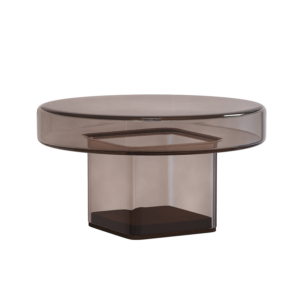 Koffietafel NAKED gerookt glas