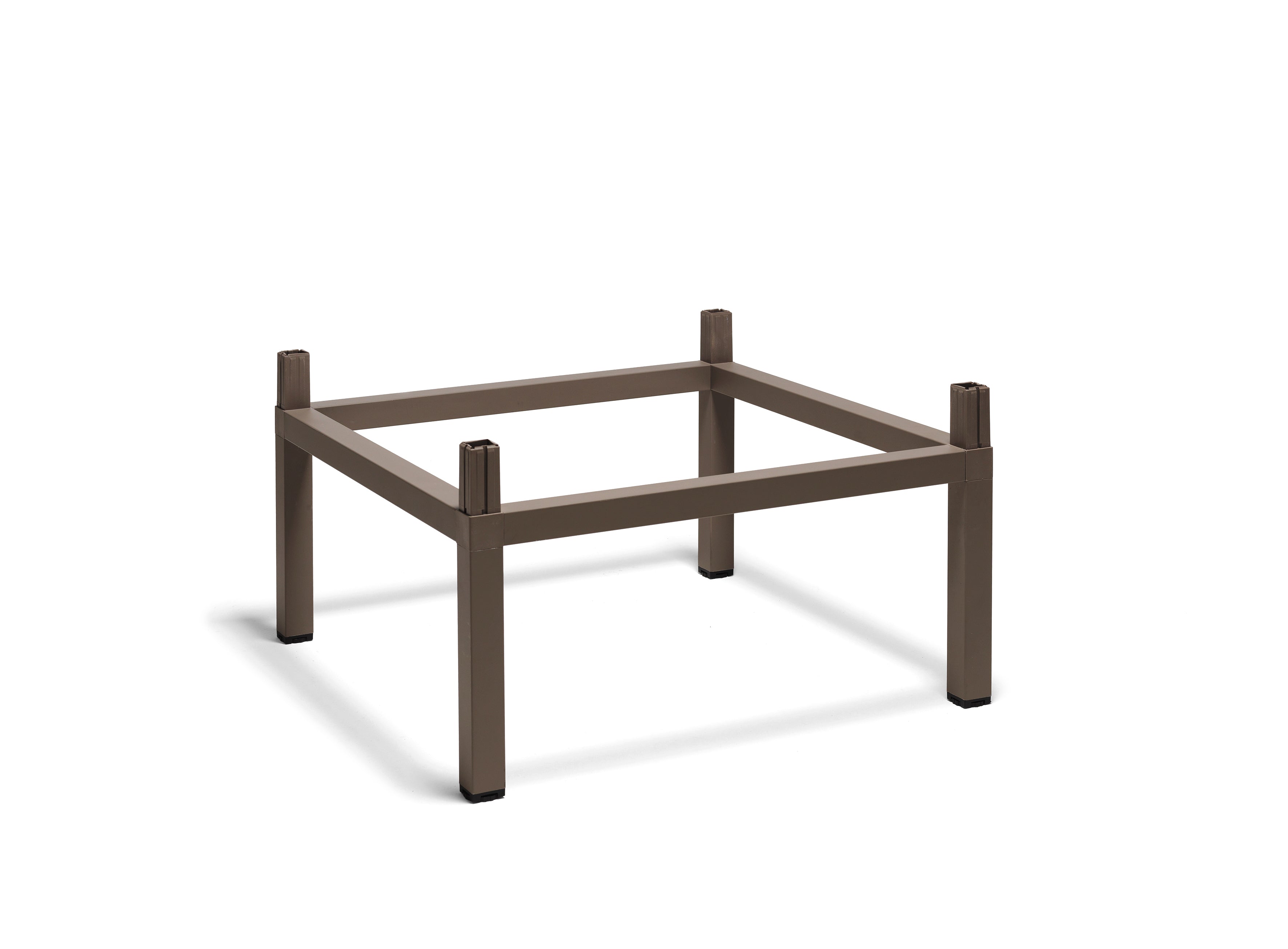 Buiten vierkante tafel CUBE antraciet
