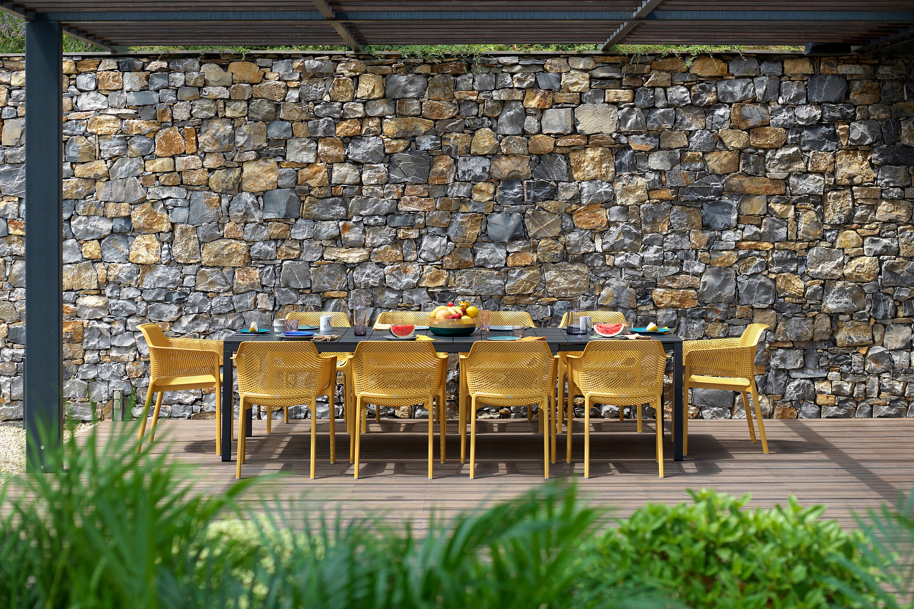 NET Outdoor Chair Mustard