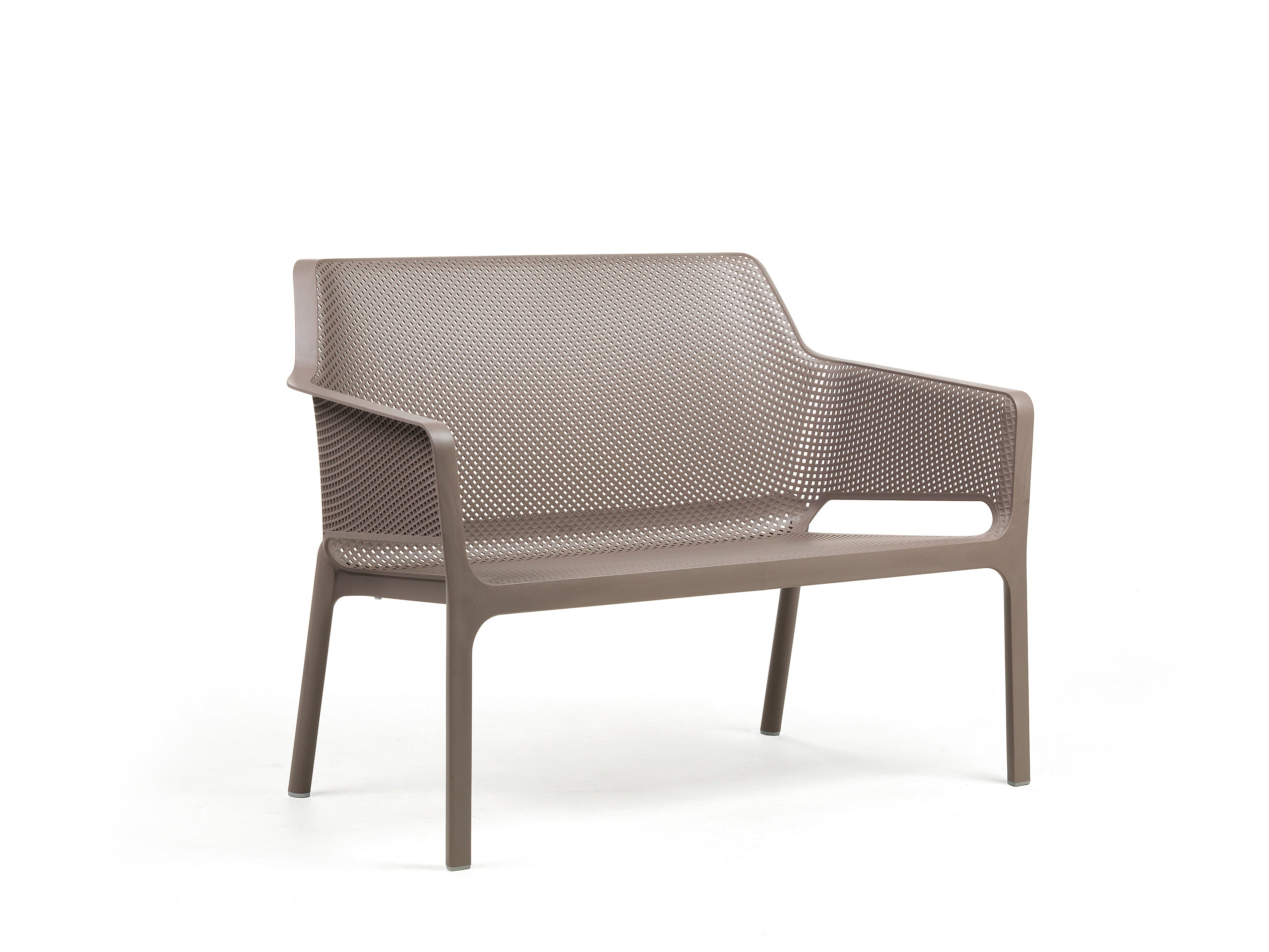 Gartenbank NET taupe