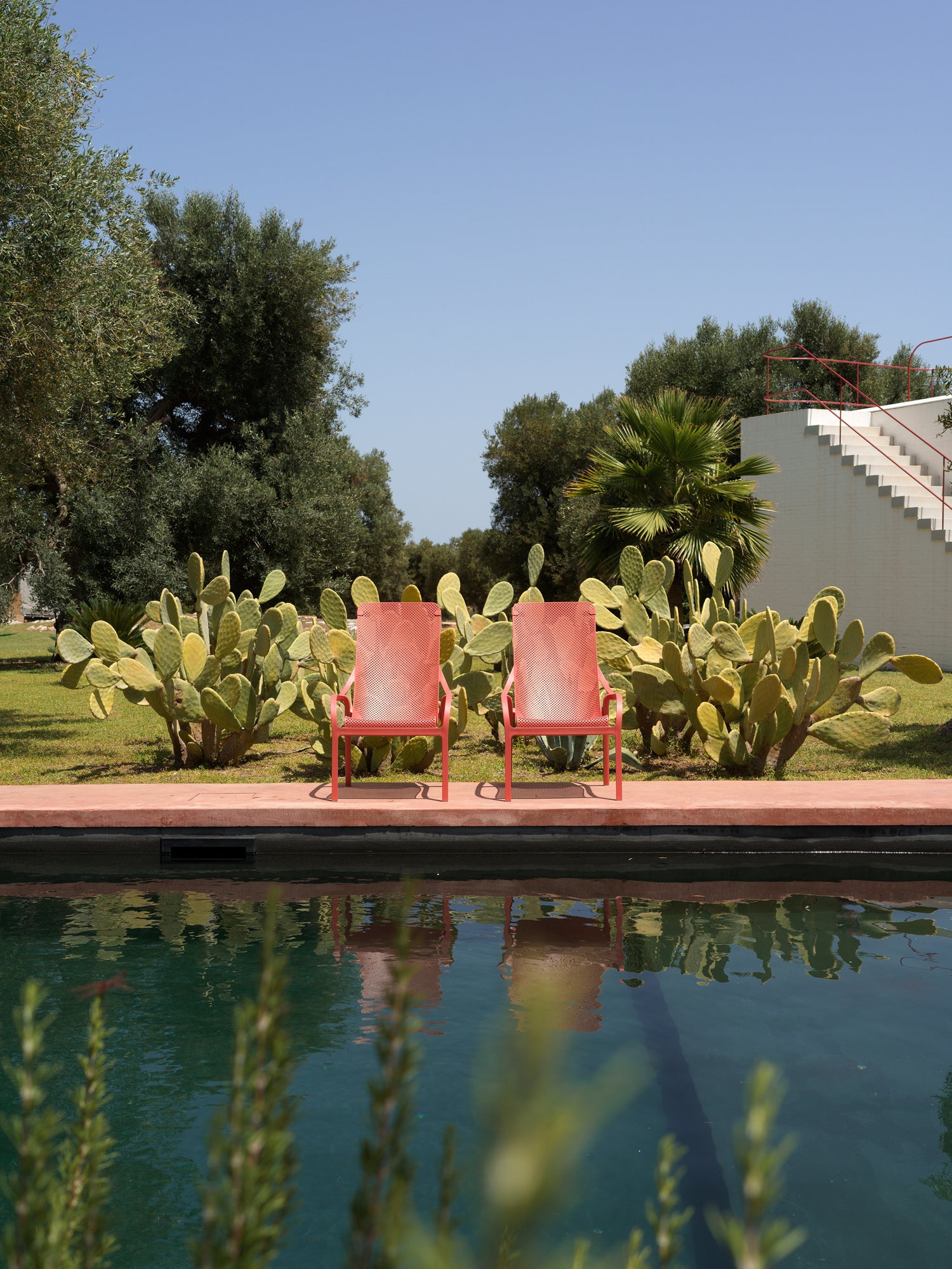 turquoise outdoor armchair NET